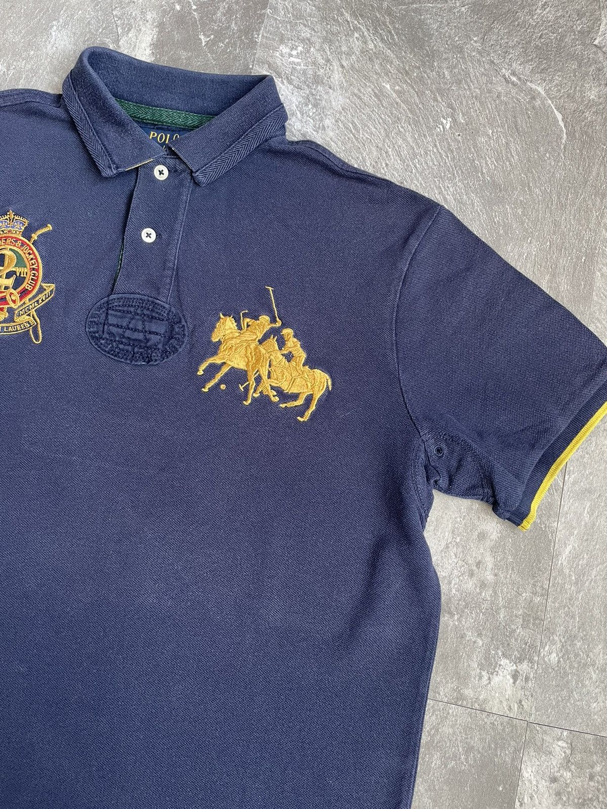 Polo Ralph Lauren Vintage Polo Ralph Lauren Rugby Polo Shirt Big Pony Y2K Size US M / EU 48-50 / 2 - 3 Thumbnail