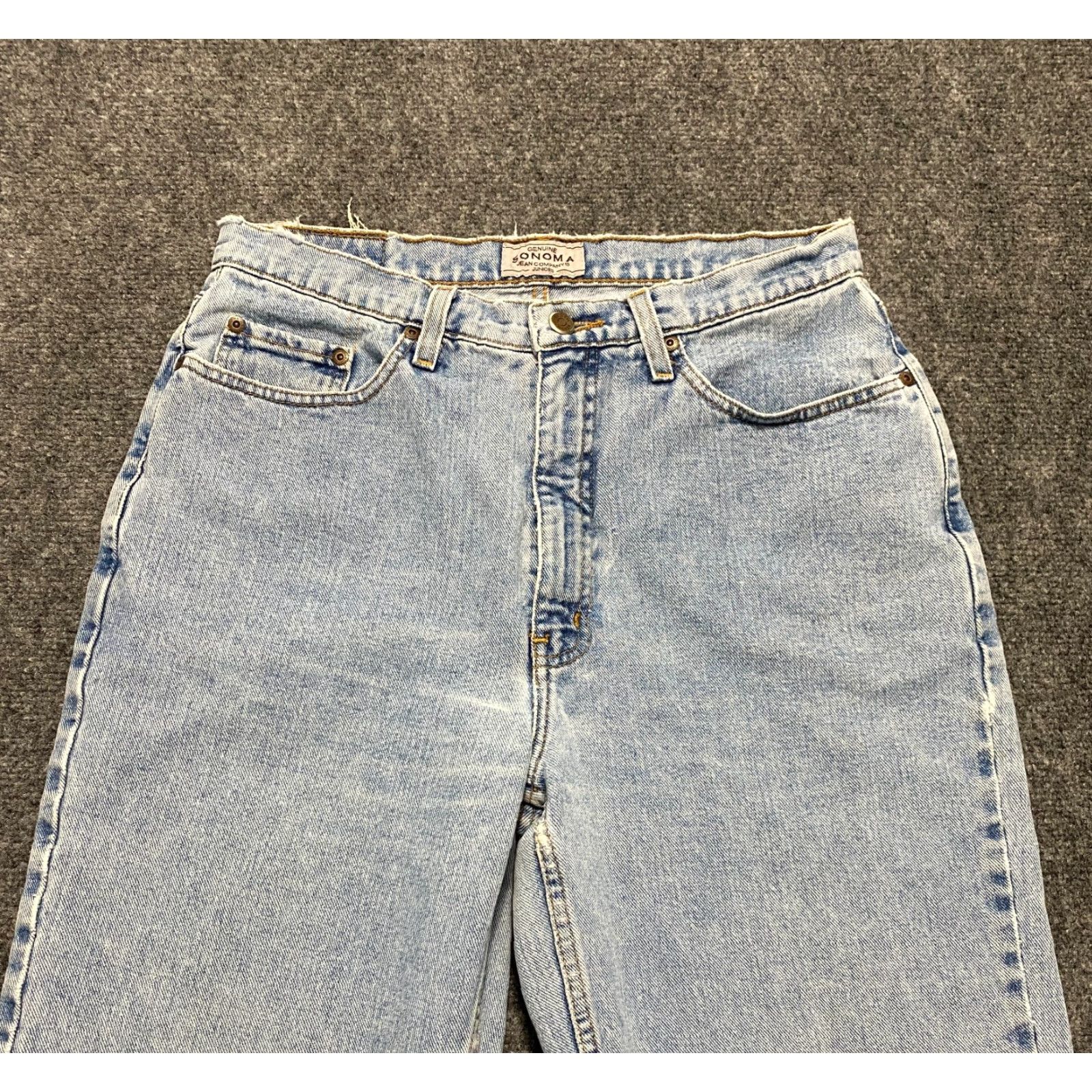 Vintage VINTAGE Sonoma Jeans High Rise Size 13 Blue Light Wash Denim 5-Pocket Design Women Juniors Straight Inseam 29 Dress? Size 24" / US 00 / IT 34 - 5 Thumbnail