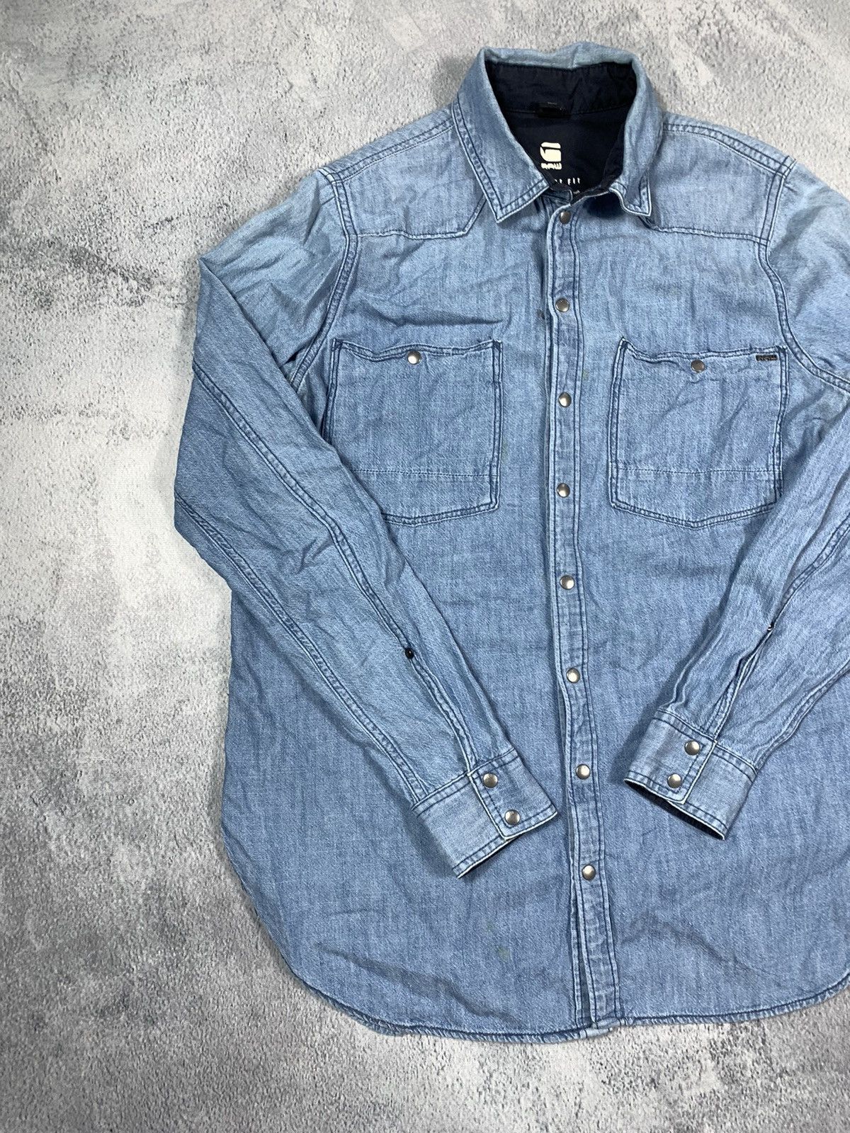 G-Star × Vintage Vintage Y2K G Star button up shirt streetwear japanese Size US S / EU 44-46 / 1 - 5 Thumbnail