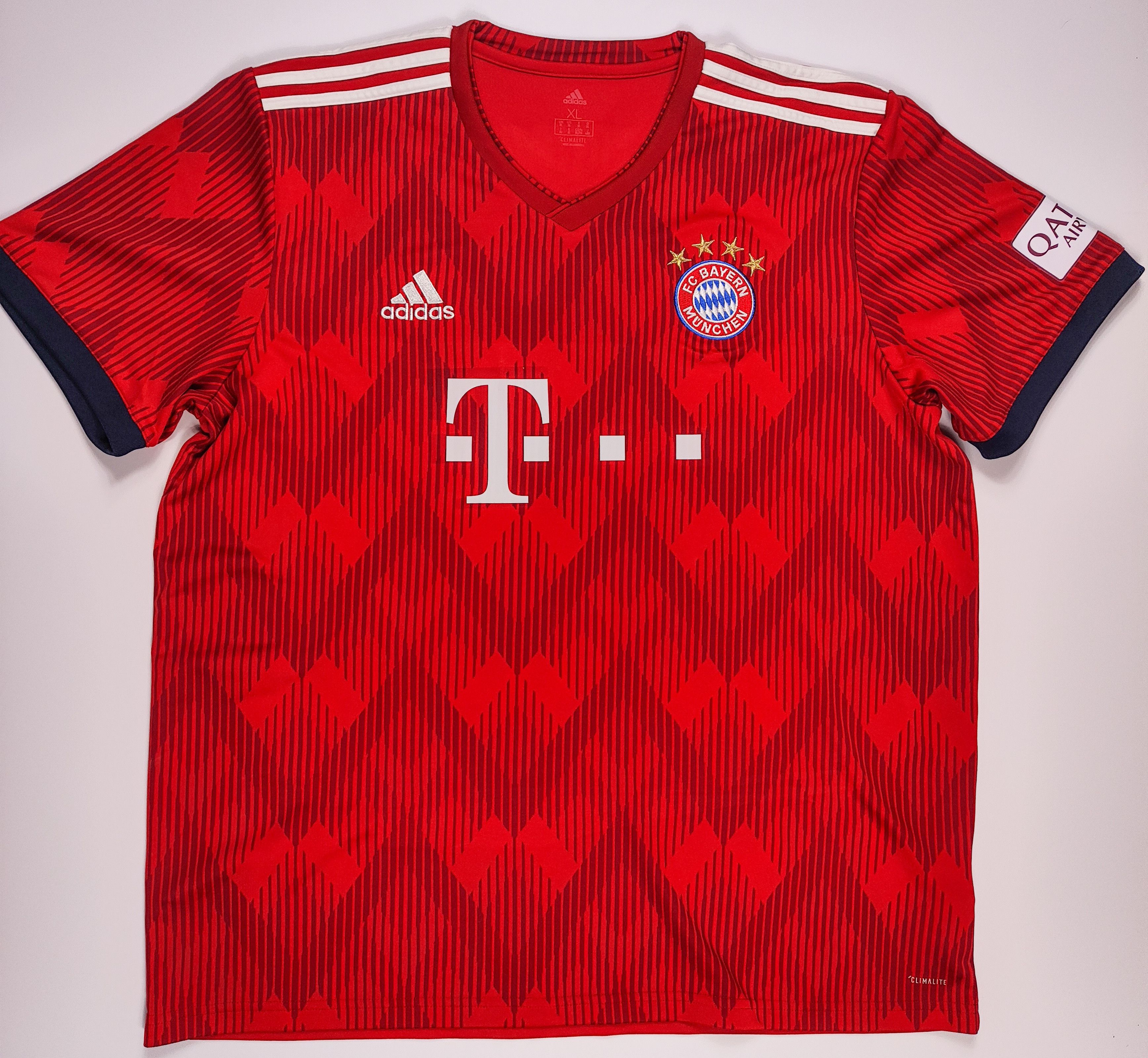 Adidas Ribery #7 FC Bayern Munich 2018 2019 Adidas Home Shirt Kit Size US XL / EU 56 / 4 - 2 Thumbnail