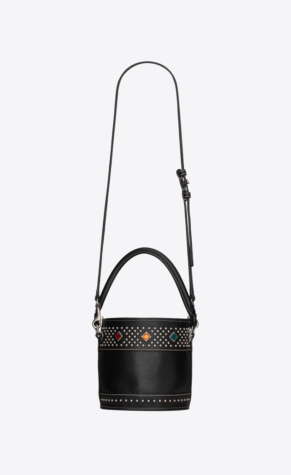 Saint Laurent Paris o1b1hav110225 685628 Size: OS / Bahia Small Bucket Bag Black Size ONE SIZE - 2 Thumbnail
