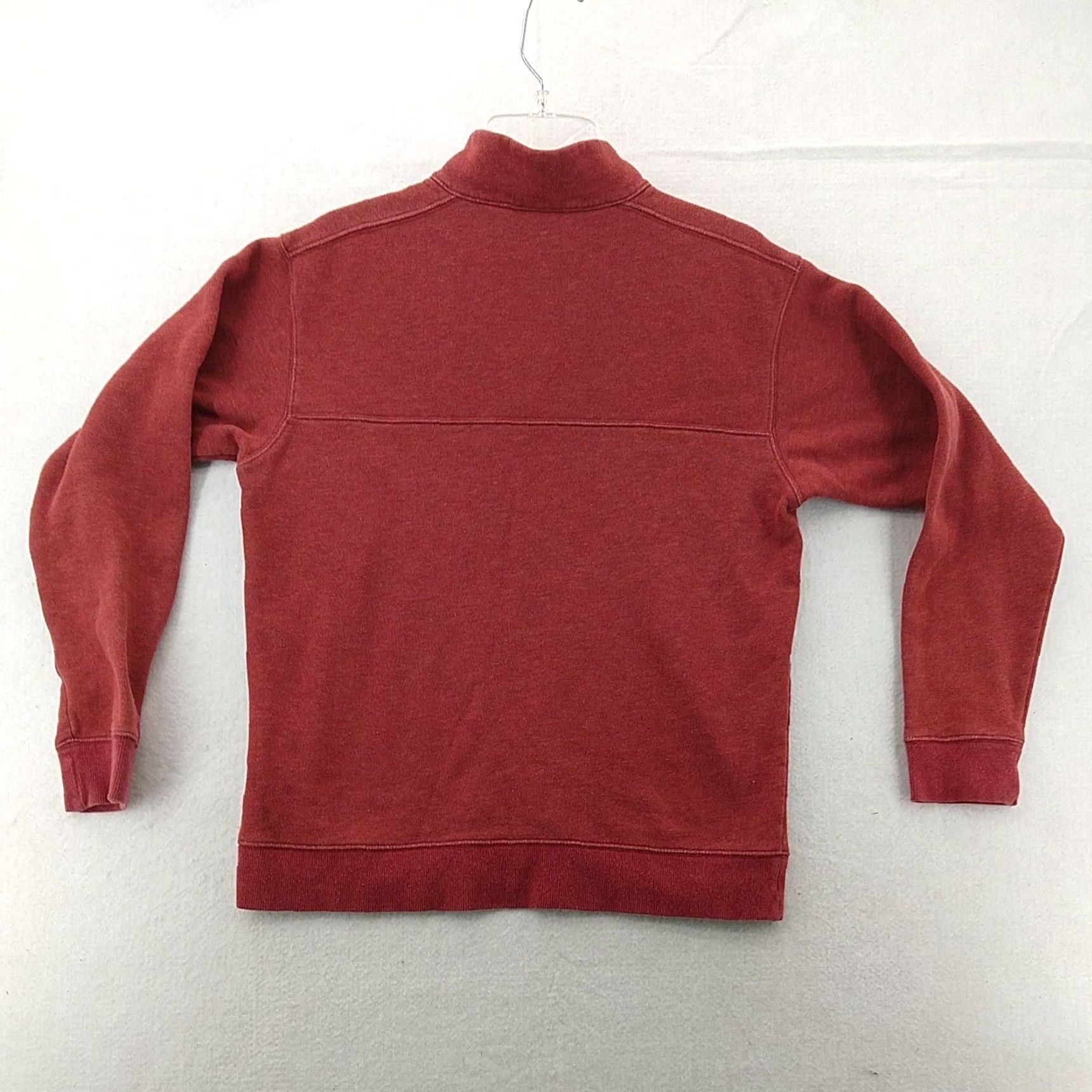 Vintage Columbia Men's Sz Small 1/4 Zip Fleece Sweater Red Fleeced lined Size US S / EU 44-46 / 1 - 2 Thumbnail