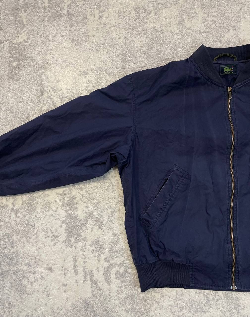 Lacoste Vintage Lacoste Navy Bomber Jacket Men’s, Sz M-L, Metal Logo Size US M / EU 48-50 / 2 - 5 Thumbnail