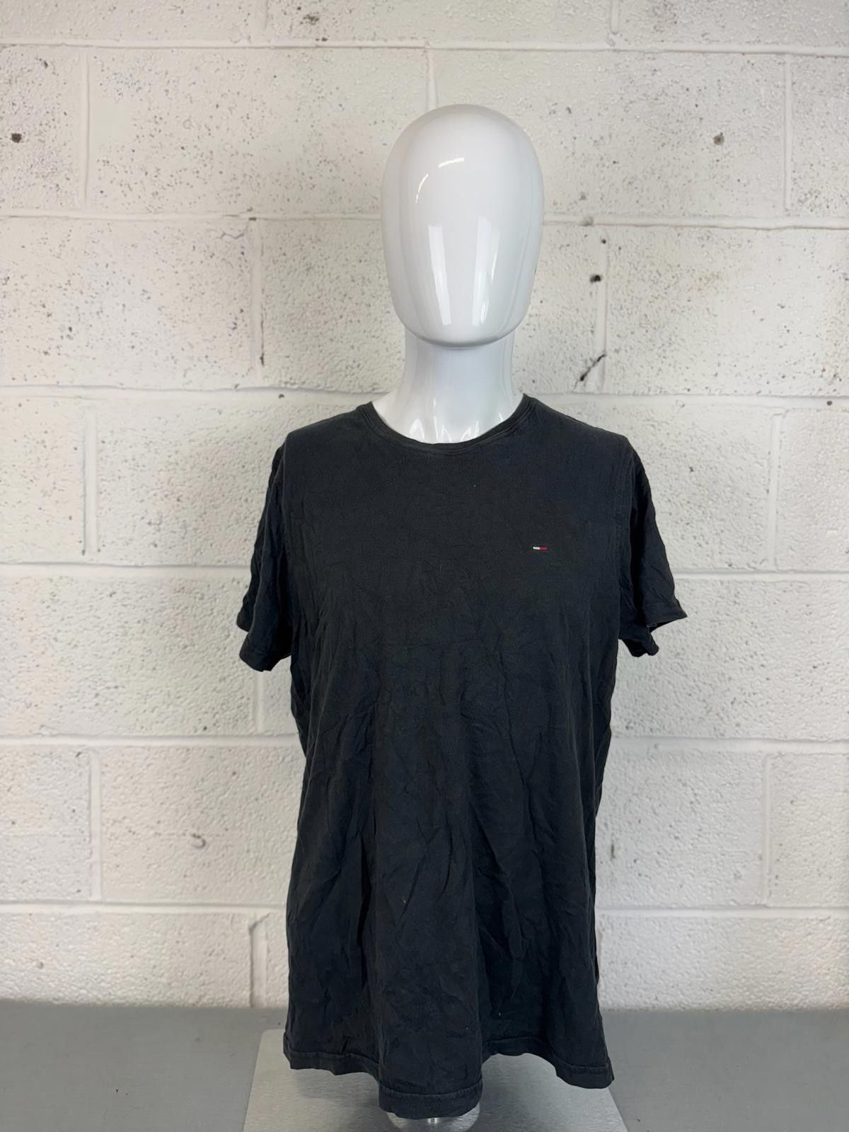 Tommy Hilfiger Tommy Hilfiger Men's Black Short Sleeve T-Shirt Size XL Size US XL / EU 56 / 4 - 1 Thumbnail