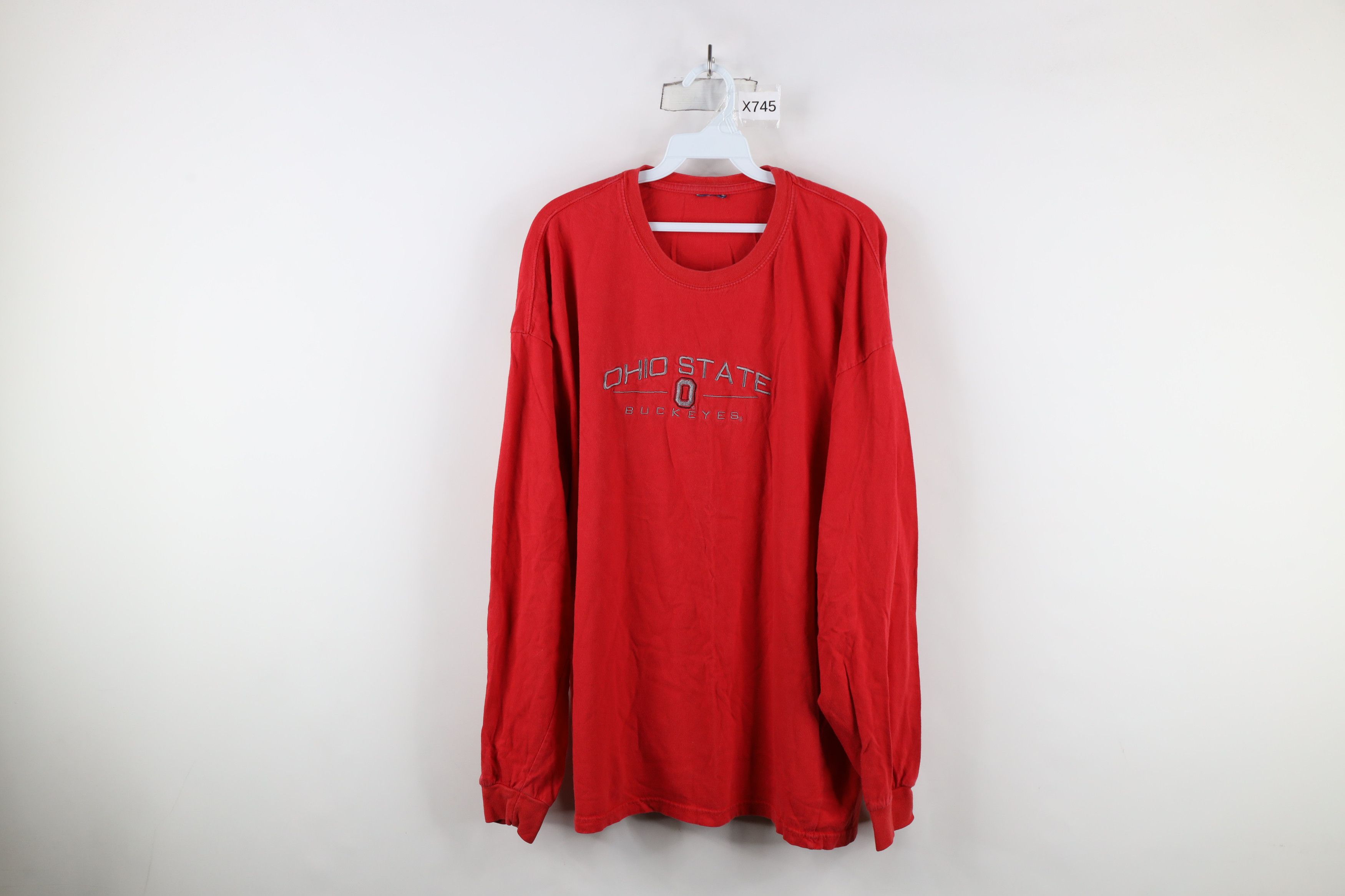 Vintage Vintage 90s Ohio State University Long Sleeve T-Shirt Size US XXL / EU 58 / 5 - 1 Thumbnail