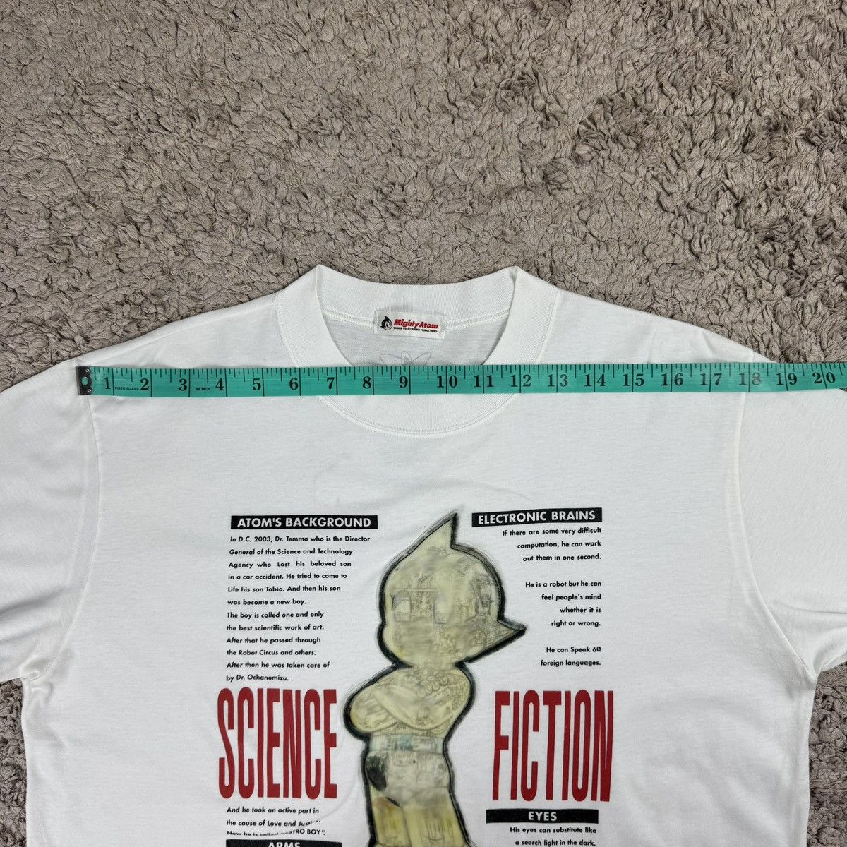 Japanese Brand Vintage Anime Japan Astro Boy 3D Hologram T-shirt Size US L / EU 52-54 / 3 - 16 Thumbnail