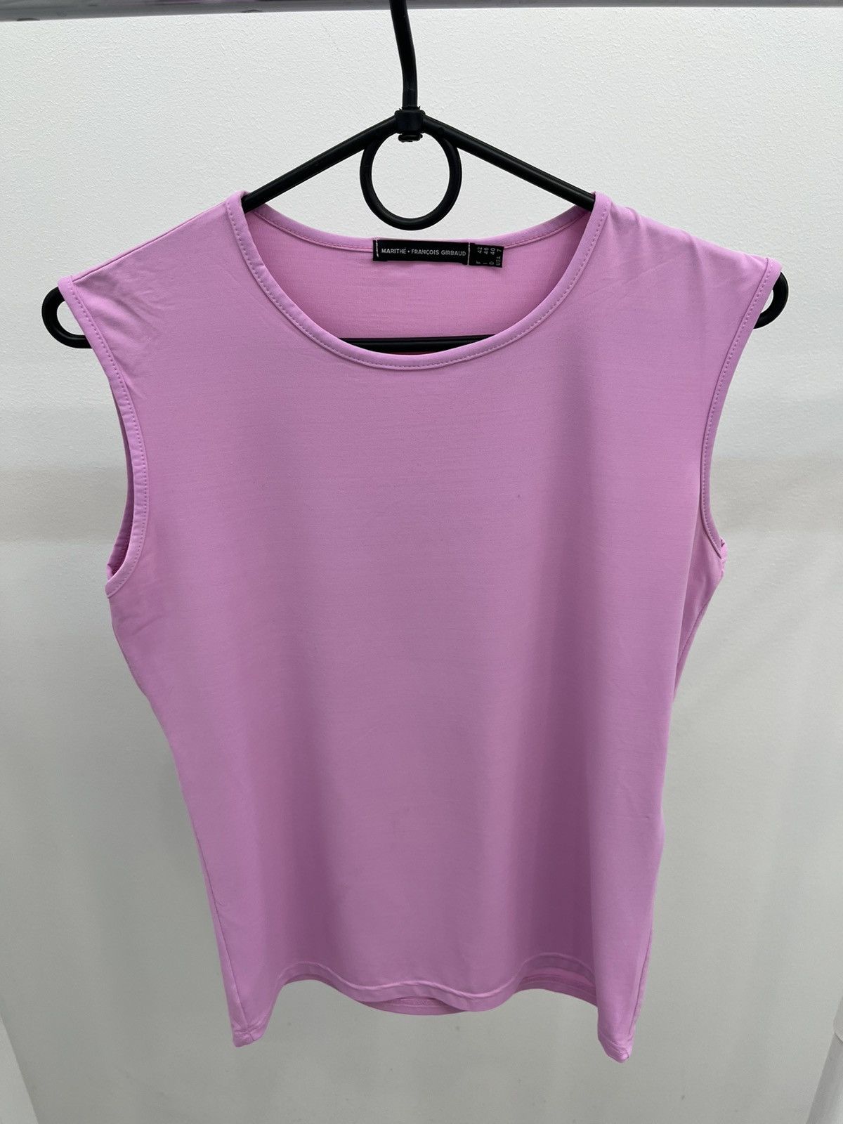Marithe + Francois Girbaud Marithe + Francois Girbaud Elastic Stretch Top Tee Size L / US 10 / IT 46 - 2 Thumbnail