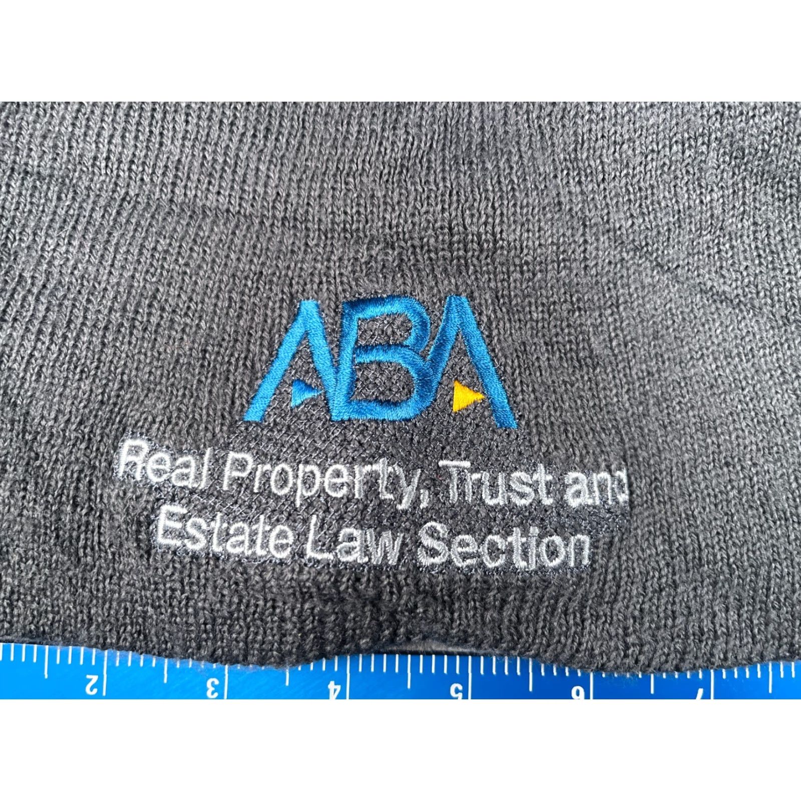 Vintage American Bar Association Beanie Adult One Size Gray Knit 100% Acrylic Size ONE SIZE - 2 Thumbnail