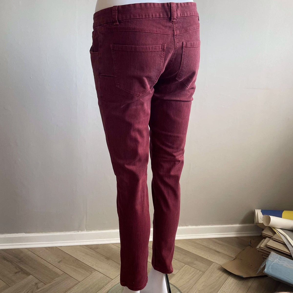 Iro Iro Red Skinny Jeans Size 27" / US 4 / IT 40 - 4 Thumbnail
