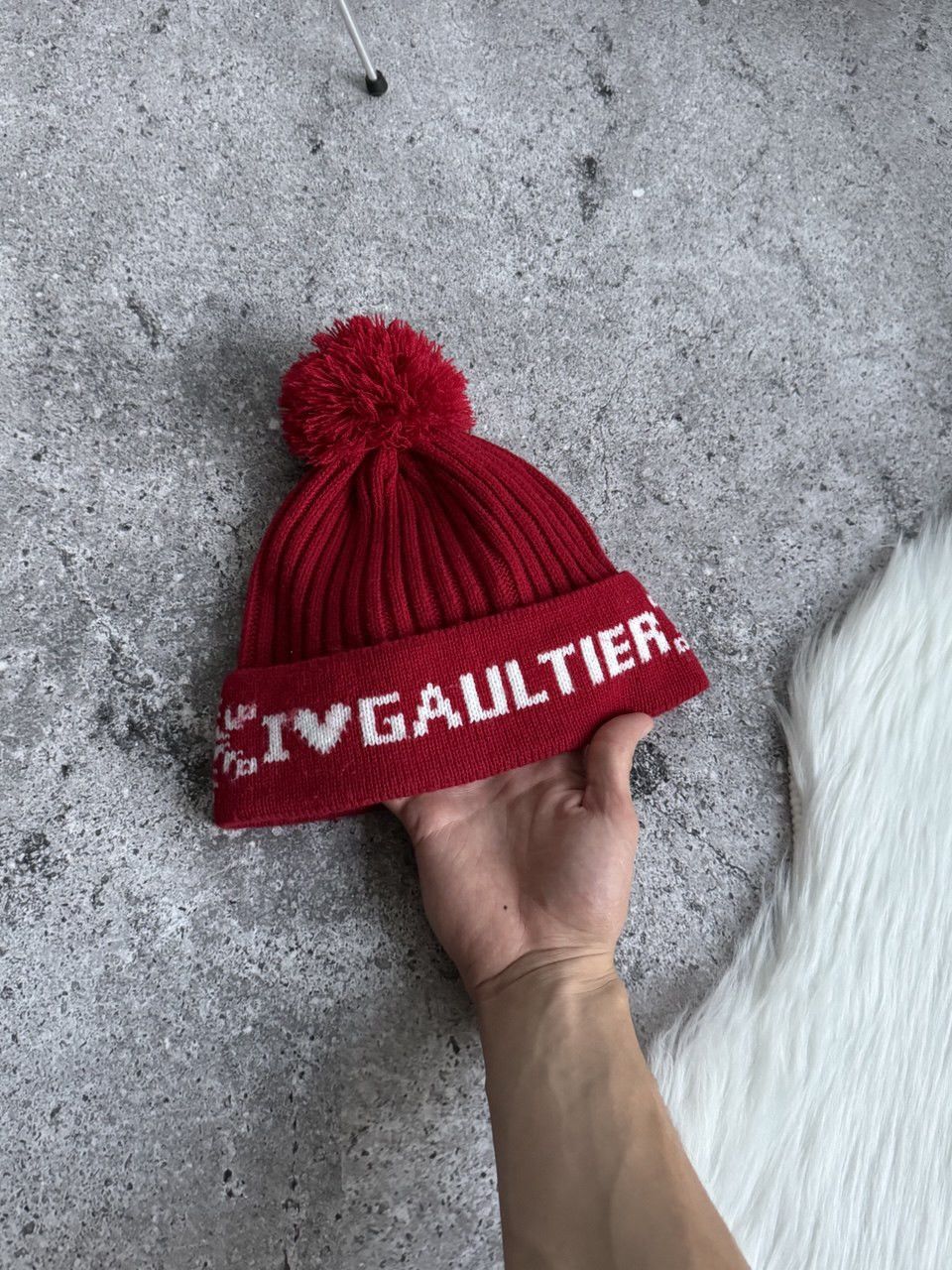 Jean Paul Gaultier Vintage I love Jean Paul Gaultier y2k big logo hat Size ONE SIZE - 9 Thumbnail
