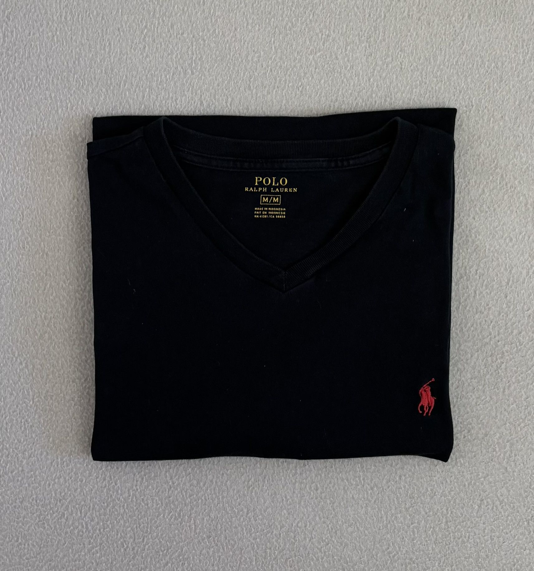 Polo Ralph Lauren Polo Ralph Lauren V-neck T-Shirt Black Large Size US L / EU 52-54 / 3 - 12 Thumbnail
