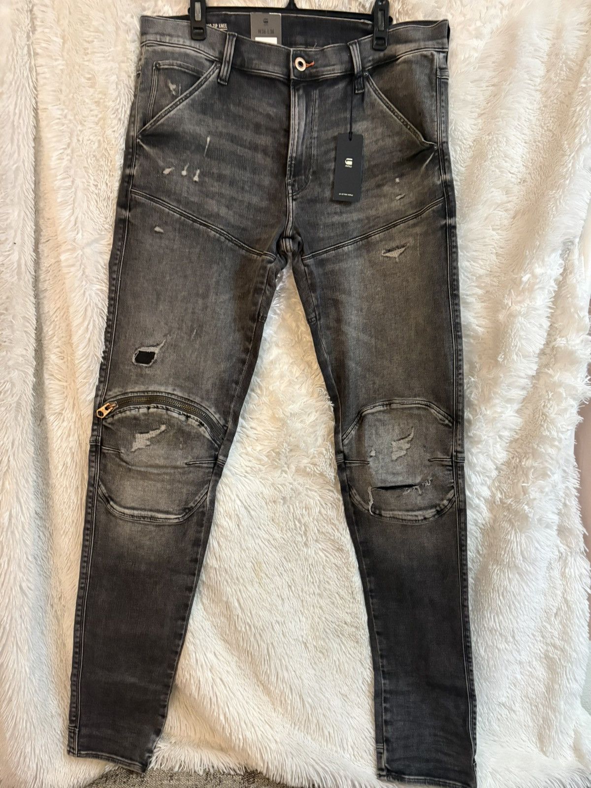G-Star G-Star Raw 5620 3D Zip Knee Skinny Jeans Size US 36 / EU 52 - 1 Thumbnail