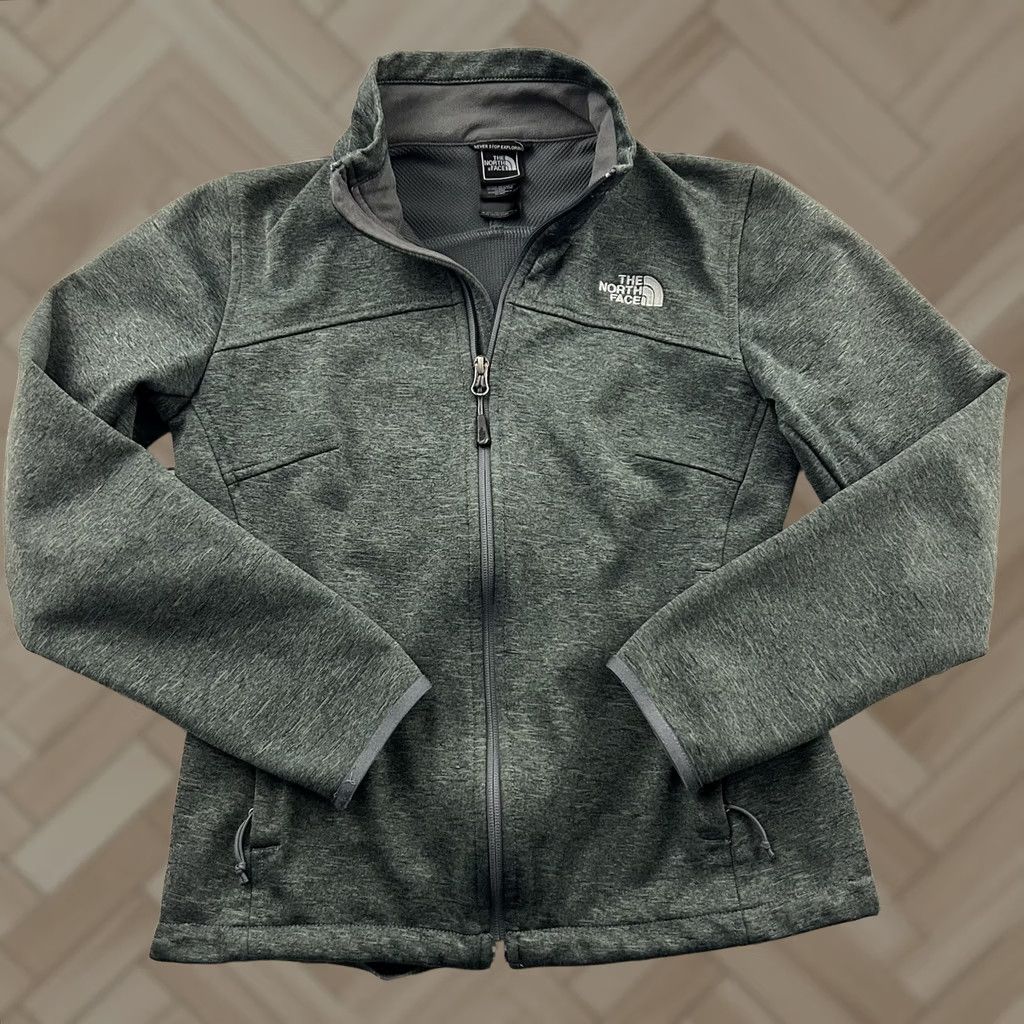 The North Face The North Face Jacket Womens S Gray Full Zip Soft Shell Women Size S / US 4 / IT 40 - 1 Thumbnail
