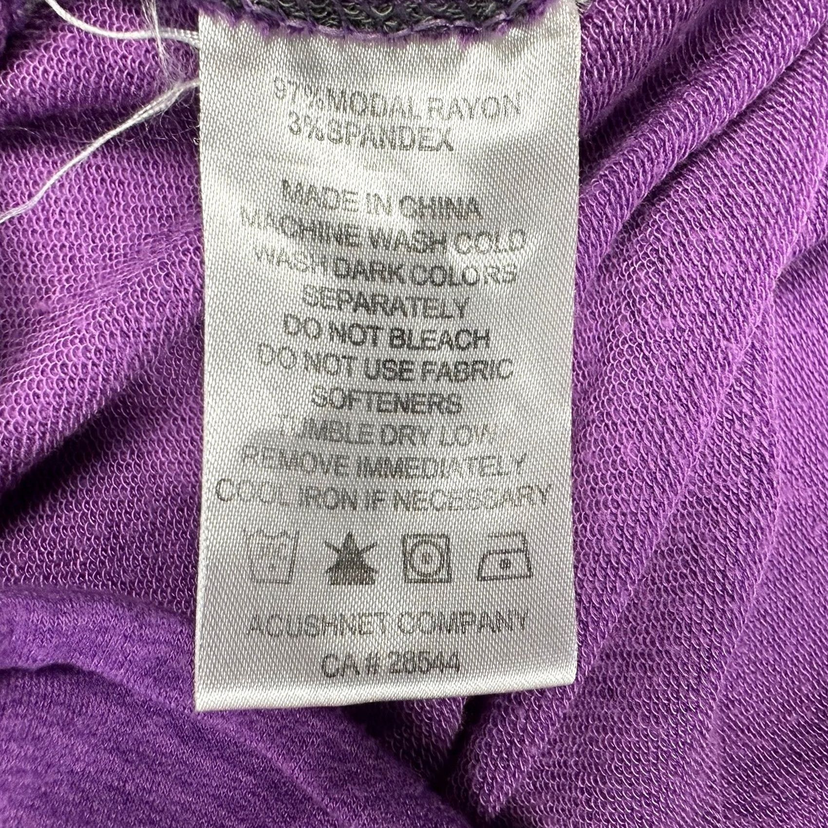 Footjoy FootJoy Hoodie Sweatshirt Women XL Purple French Terry Pullover Cowl Neck Pocket Colorblock Golf Activewear Casual 90s? Size XL / US 12-14 / IT 48-50 - 5 Thumbnail