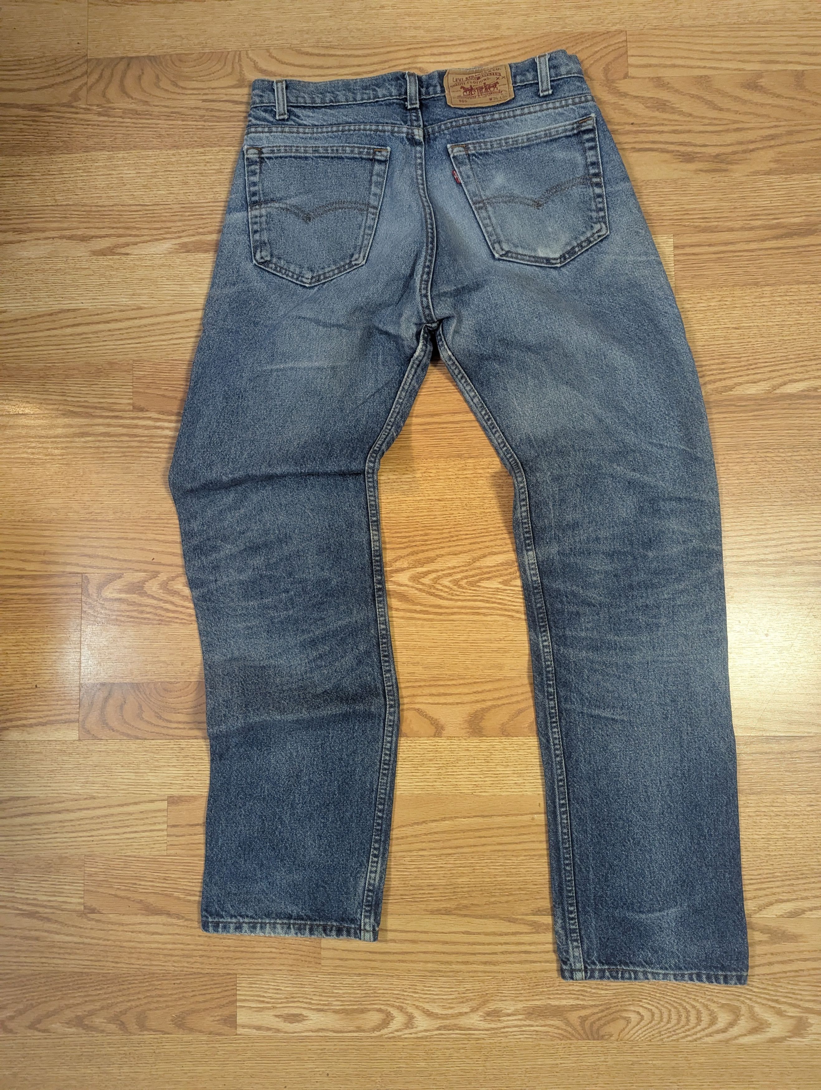 Levi's × Levi's Vintage Clothing × Vintage Vintage Levi 505 Distressed Faded Jeans Size US 34 / EU 50 - 6 Thumbnail