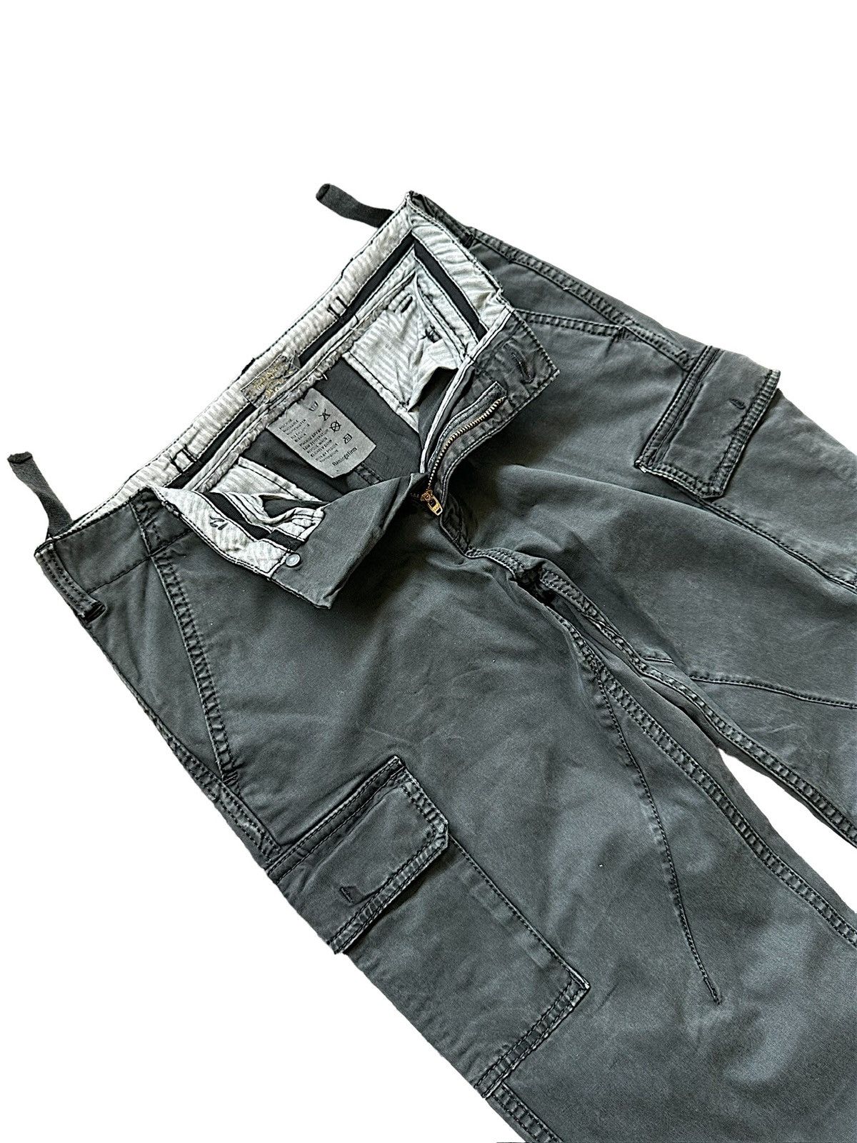 If Six Was Nine 00's Avant-garde Flamingo Firm flared cargo pant Size US 29 - 5 Thumbnail
