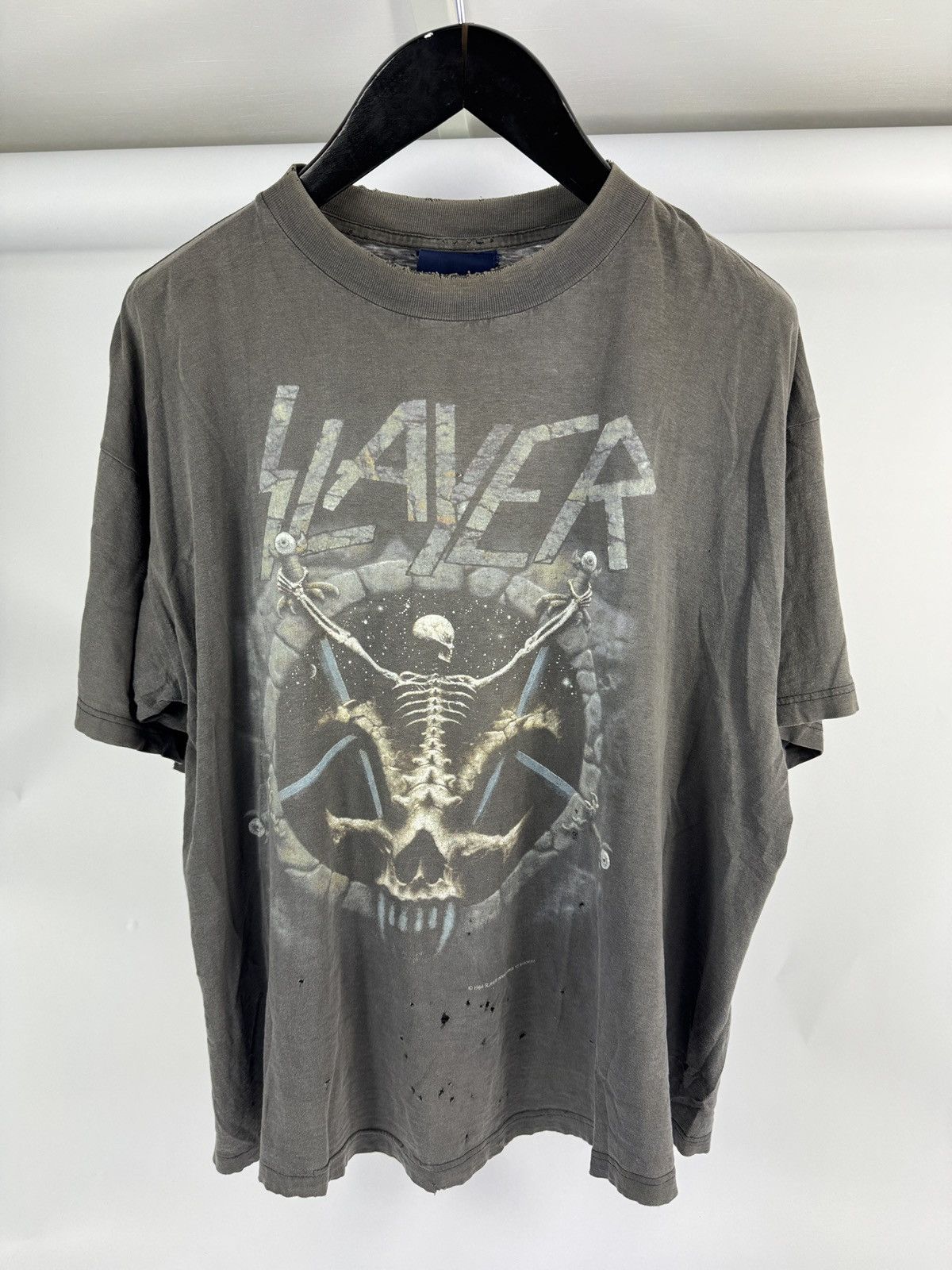 Vintage VINTAGE SLAYER 1994 T-SHIRT Size US XL / EU 56 / 4 - 1 Thumbnail