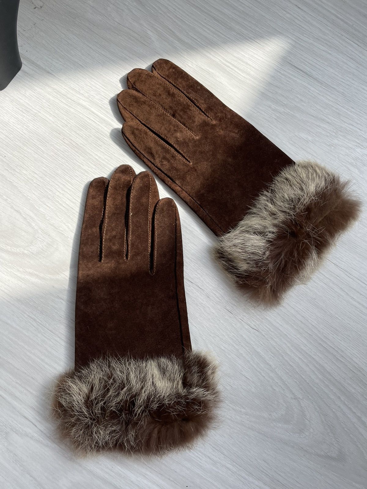 Vintage Vintage leather gloves Size ONE SIZE - 10 Thumbnail