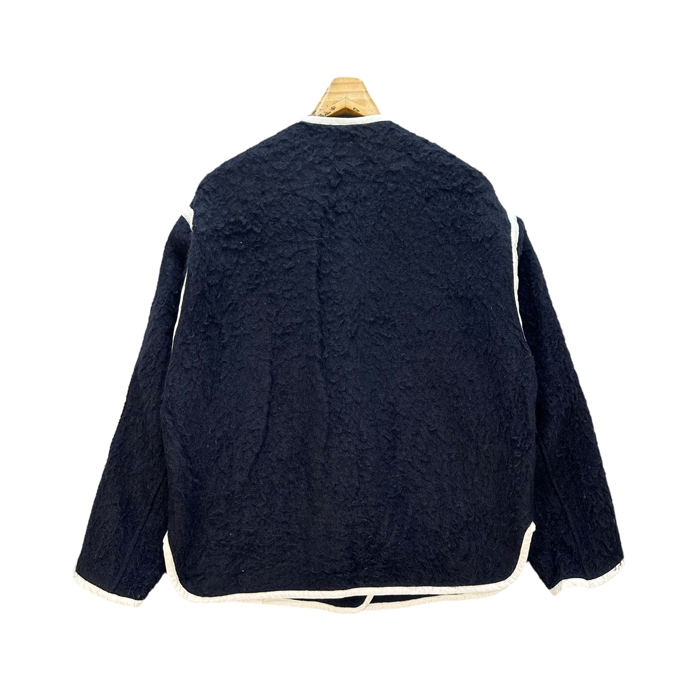 KIN KIN MADE IN JAPAN BUTTON LESS WOOL MOHAIR JACKET #8930-040 Size US XL / EU 56 / 4 - 11 Thumbnail