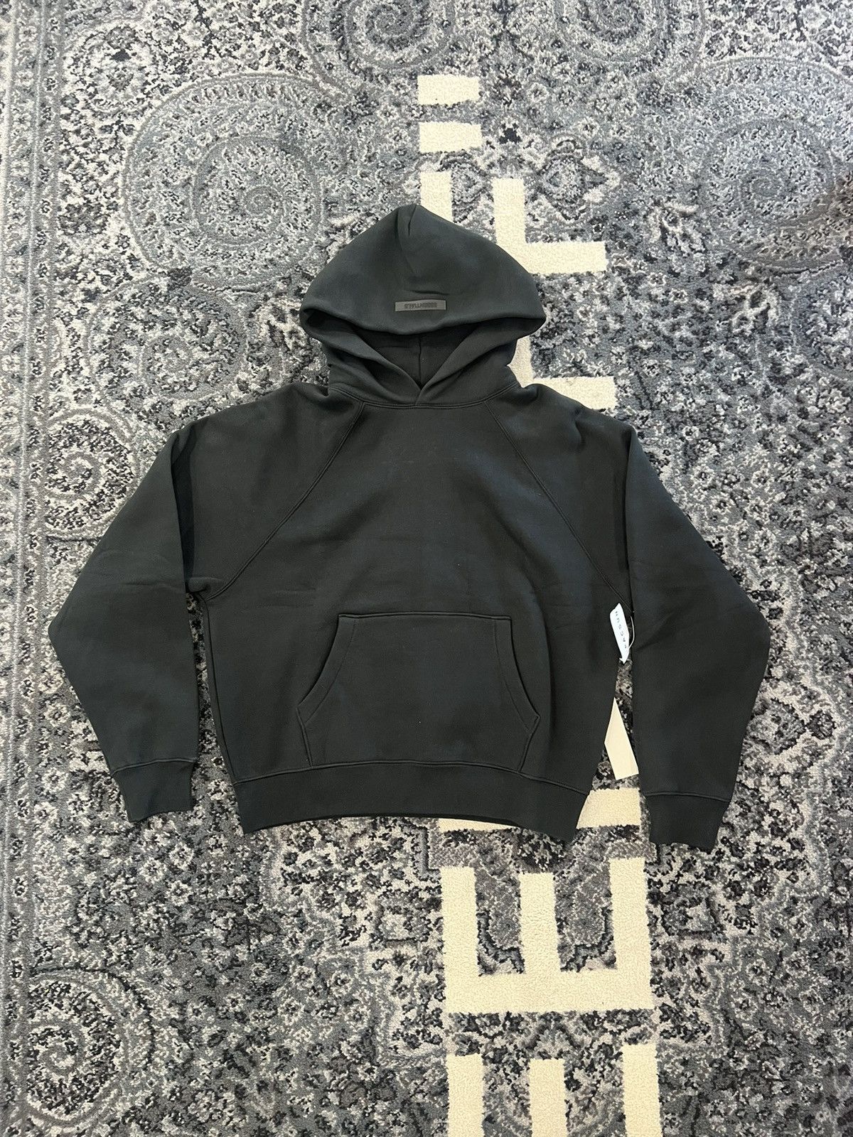 Fear of God FEAR OF GOD ESSENTIALS HOODIE SIZE XXS (BLACK) Grailed