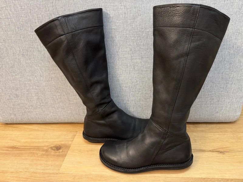 Trippen Trippen Closed Tower Leather high boots black size 38 Size US 8 / IT 38 - 2 Thumbnail