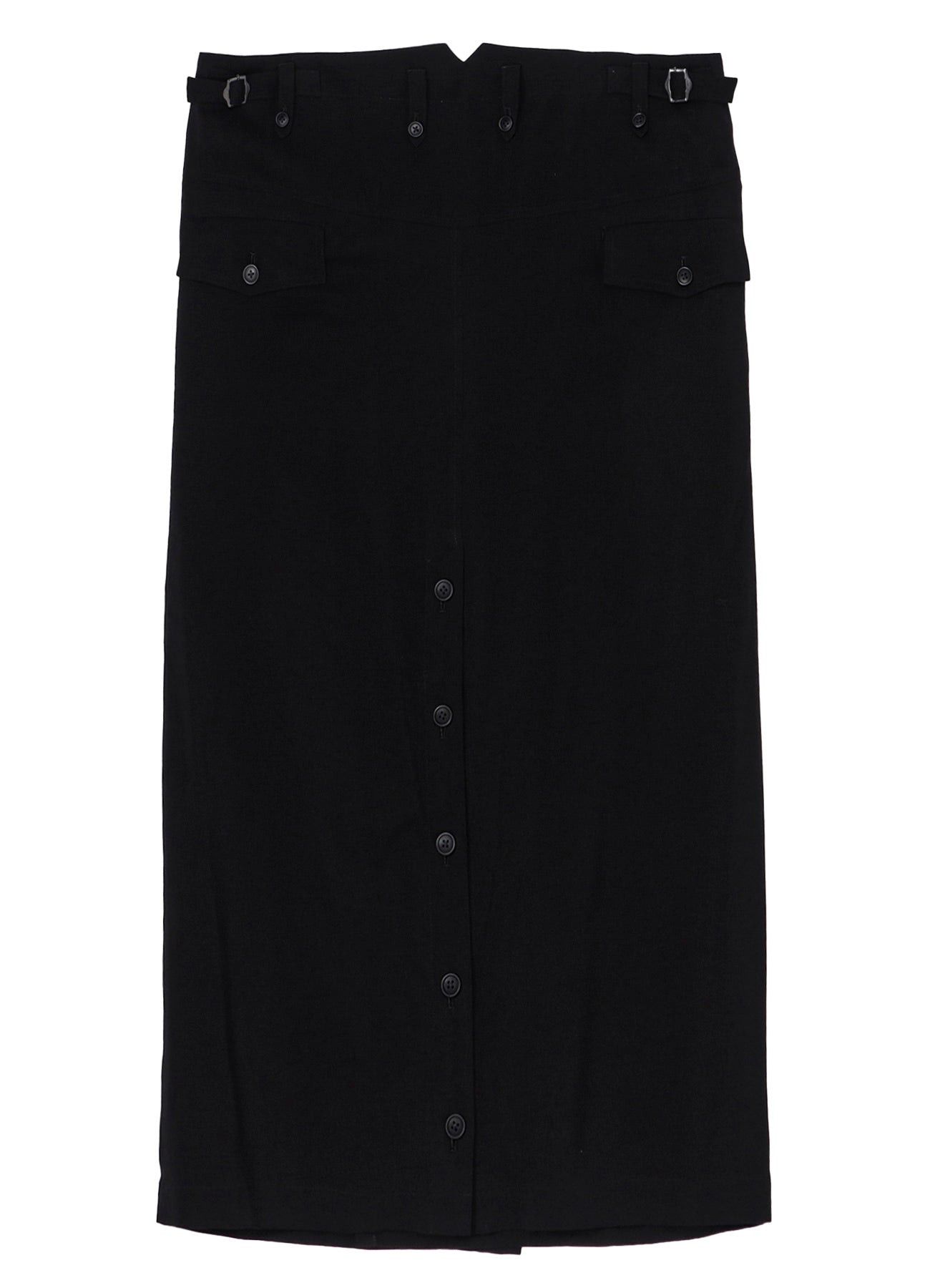 Yohji Yamamoto Yohji Yamamoto Pour Homme Cu/Ry/S GABARDINE YORK PANEL SKIRT Size US 32 / EU 48 - 2 Thumbnail