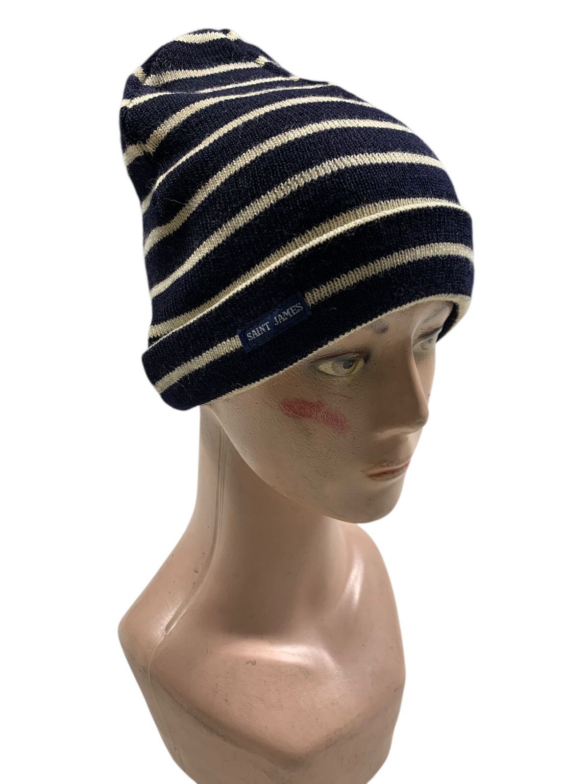 Japanese Brand × Kapital × Vintage Saint james striped Beanie Hats RARE Size ONE SIZE - 1 Thumbnail