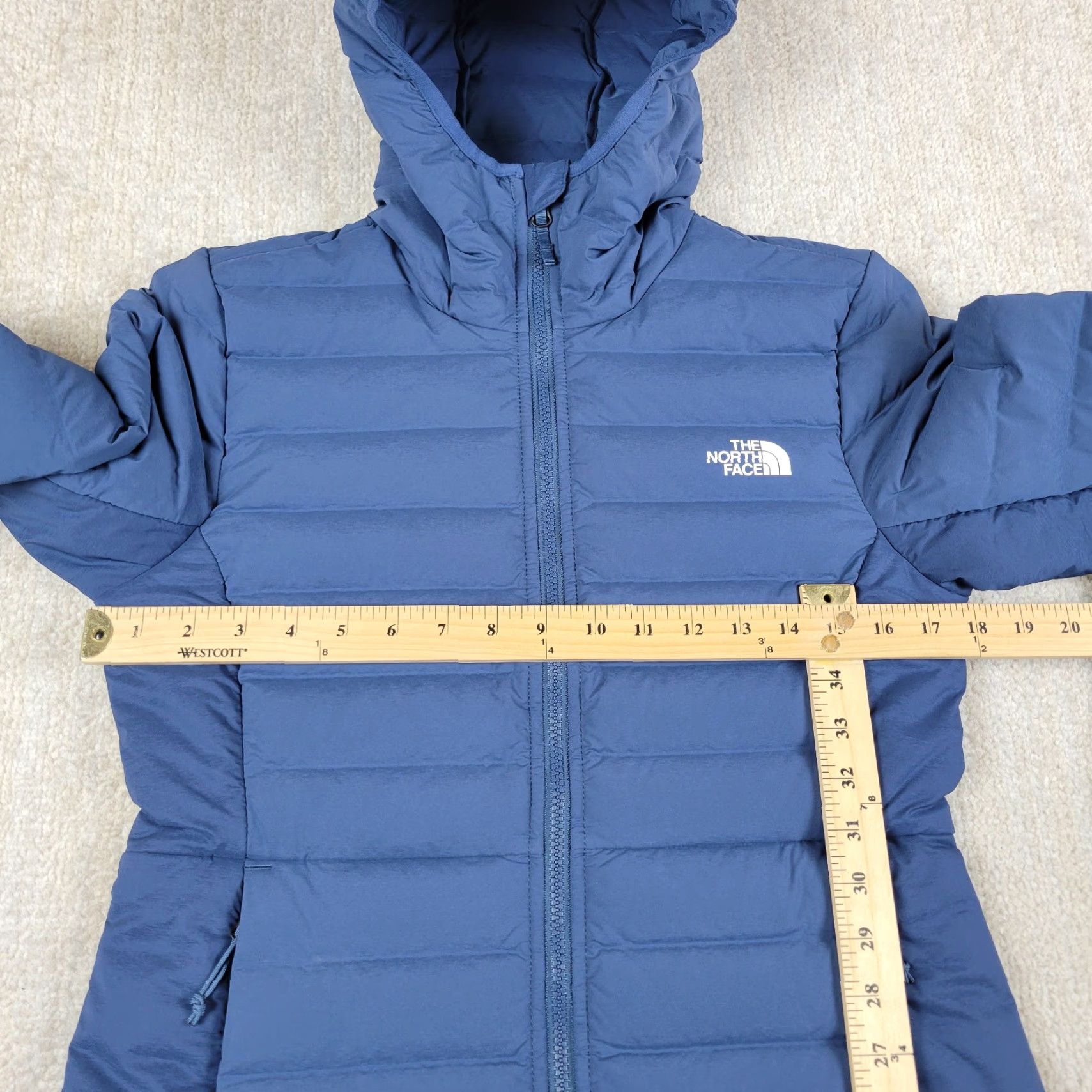 The North Face The North Face Women’s Down Parka Jacket Blue Full Zip Hooded Quilted 600 Winter Fall Spring Long Sleeve Size S Size S / US 4 / IT 40 - 5 Thumbnail