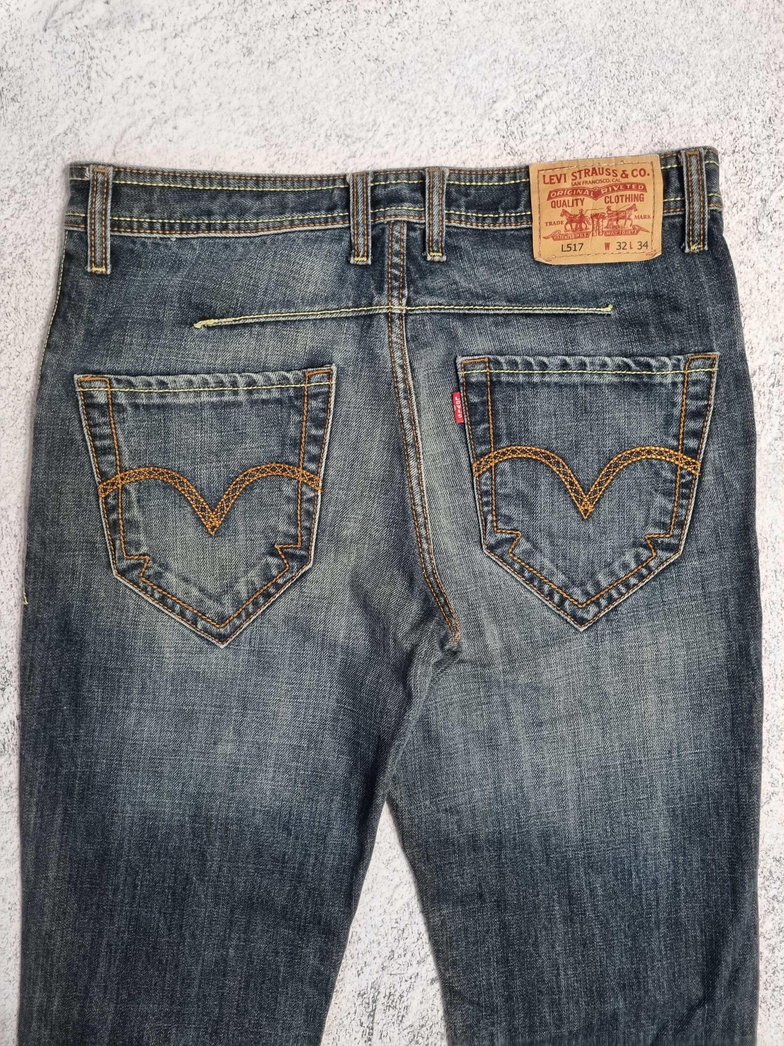 Levi's Levi's L517 Vintage Bootcut Denim Jeans Size US 31 - 2 Thumbnail