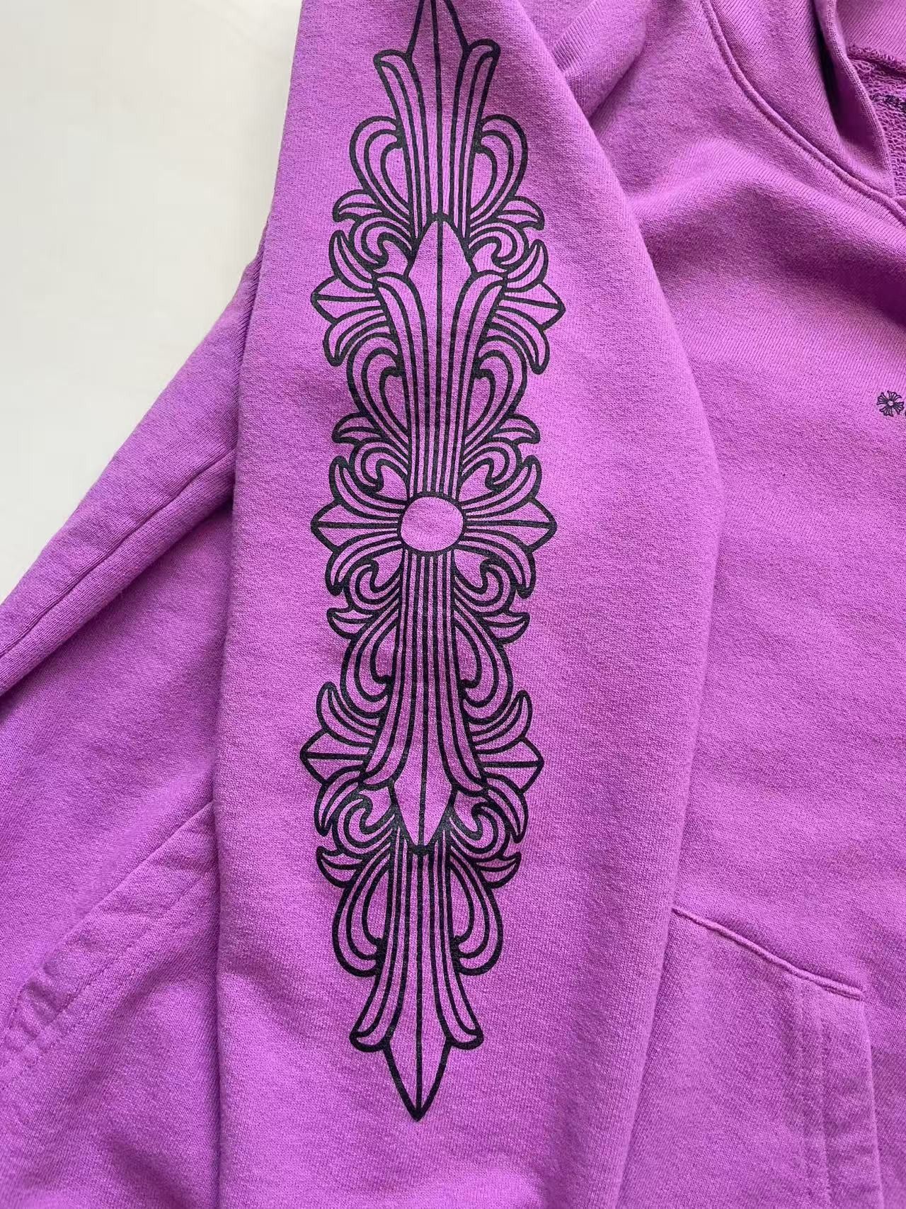 Chrome Hearts Chrome Hearts Matty Boy Spider Web Purple Hoodie Size L / US 10 / IT 46 - 6 Thumbnail
