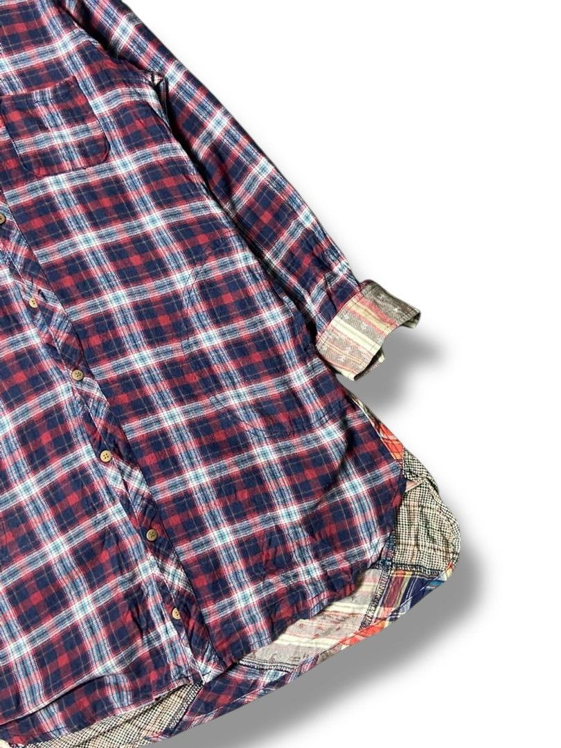 Japanese Brand Vintage TITICACA Grunge Tartan Patchwork Flannel (134) Size US XXS / EU 40 - 5 Thumbnail