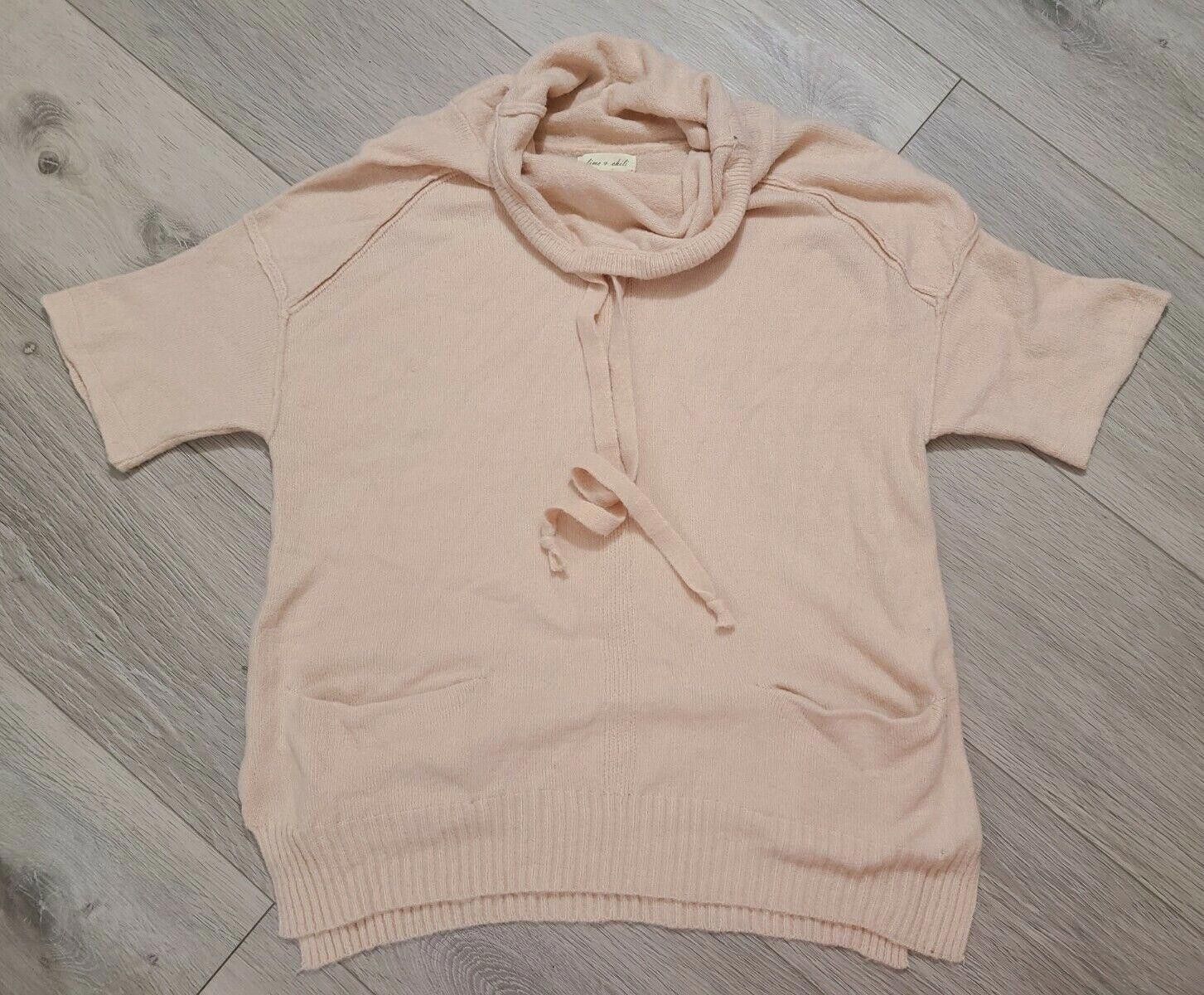Designer Lime And Chili Sweater Small Medium Pink Blush Cowl Neck Ss Size S / US 4 / IT 40 - 1 Thumbnail