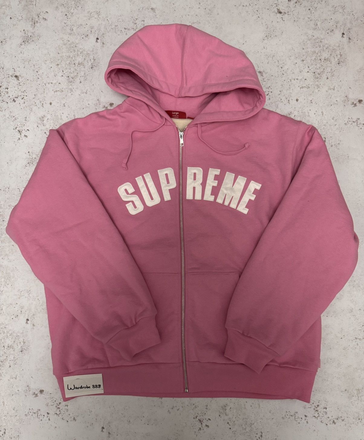Supreme Pink ARC Thermal Zip Jacket
