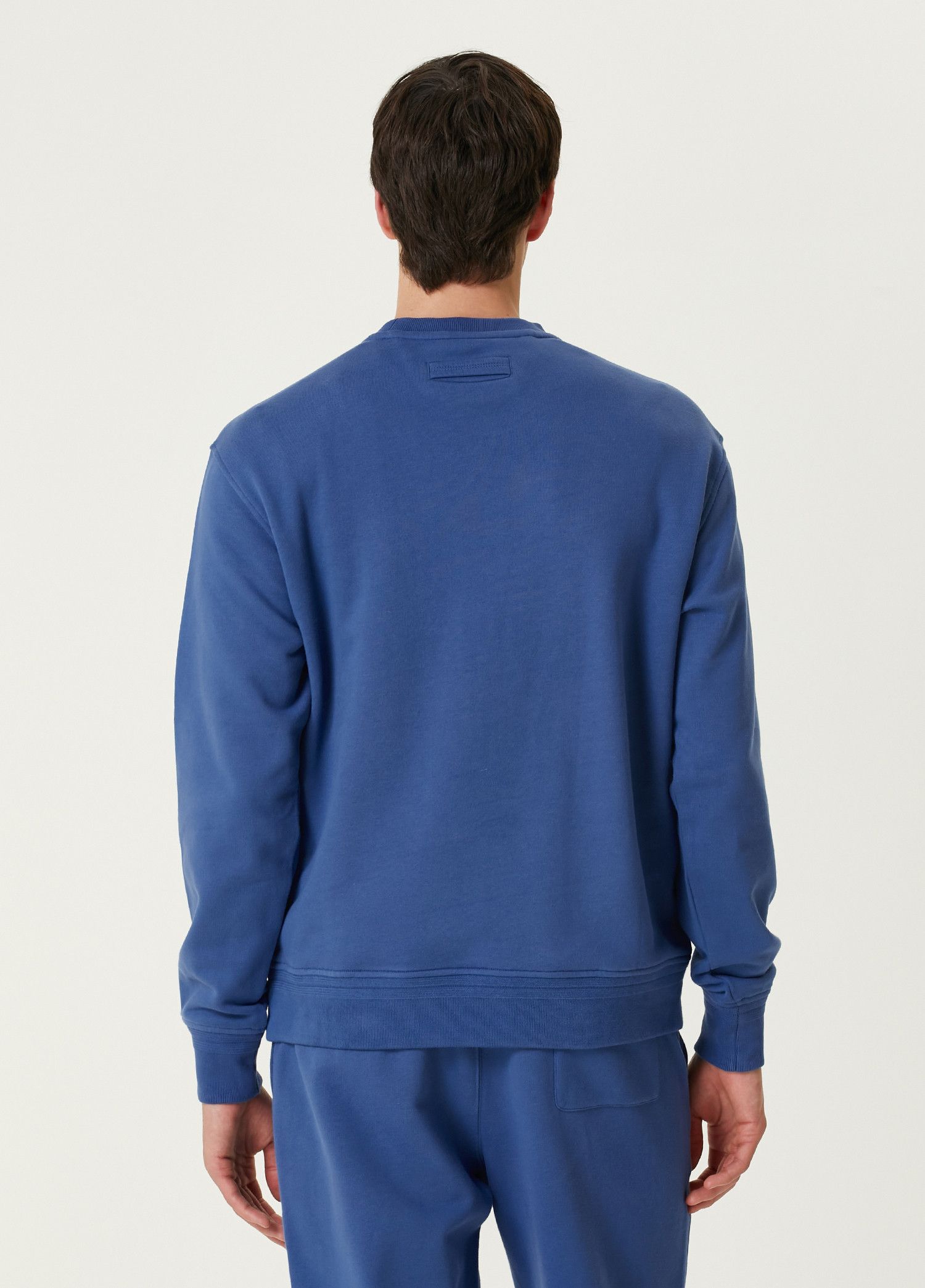 Ermenegildo Zegna ZEGNA blue regular fit sweatshirt Small Medium / 48 Size US M / EU 48-50 / 2 - 2 Thumbnail