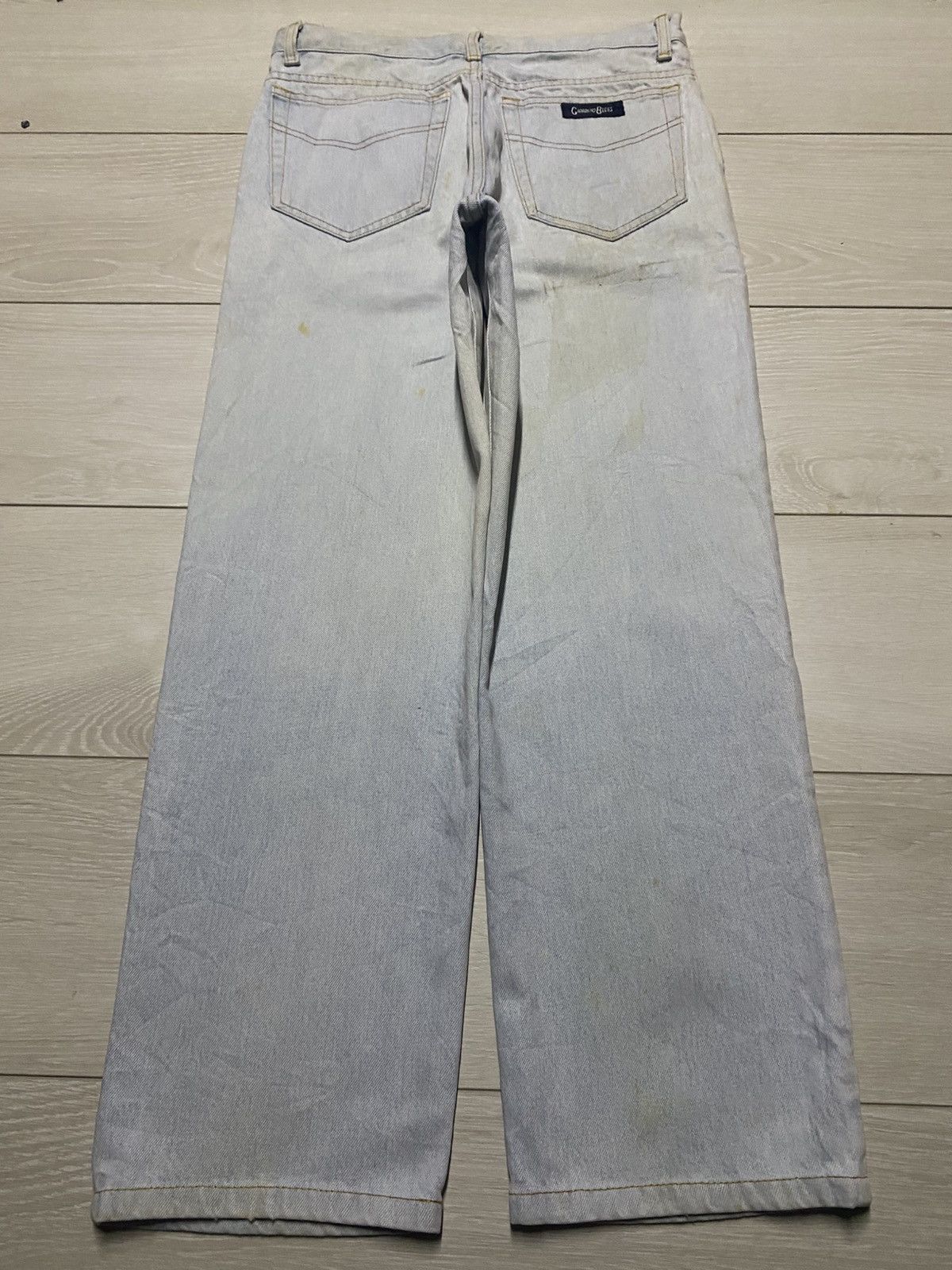 Vintage Vintage Giordano Blue Light Wash Rusty Loose Jeans Size US 30 / EU 46 - 2 Thumbnail
