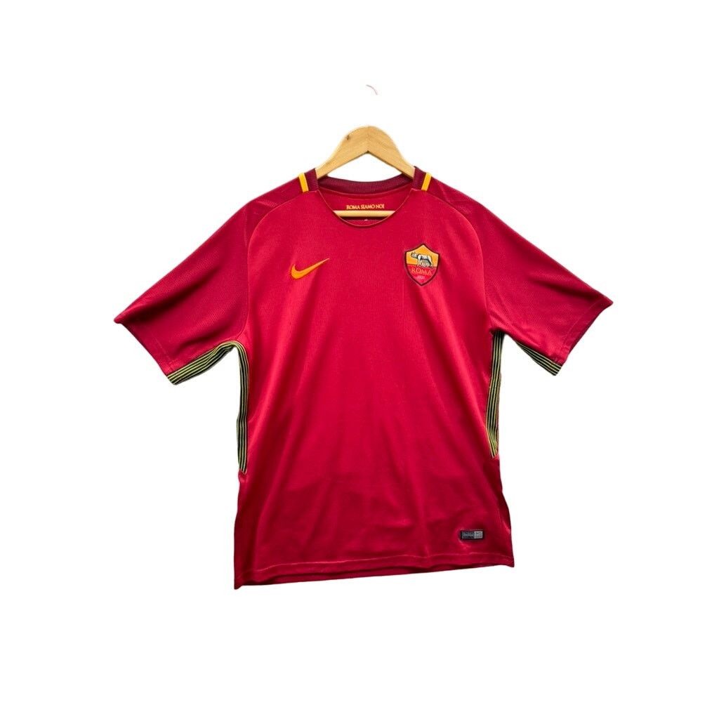 Nike Nike Roma Football Club Men's Team Home Soccer Jersey Size US L / EU 52-54 / 3 - 1 Thumbnail
