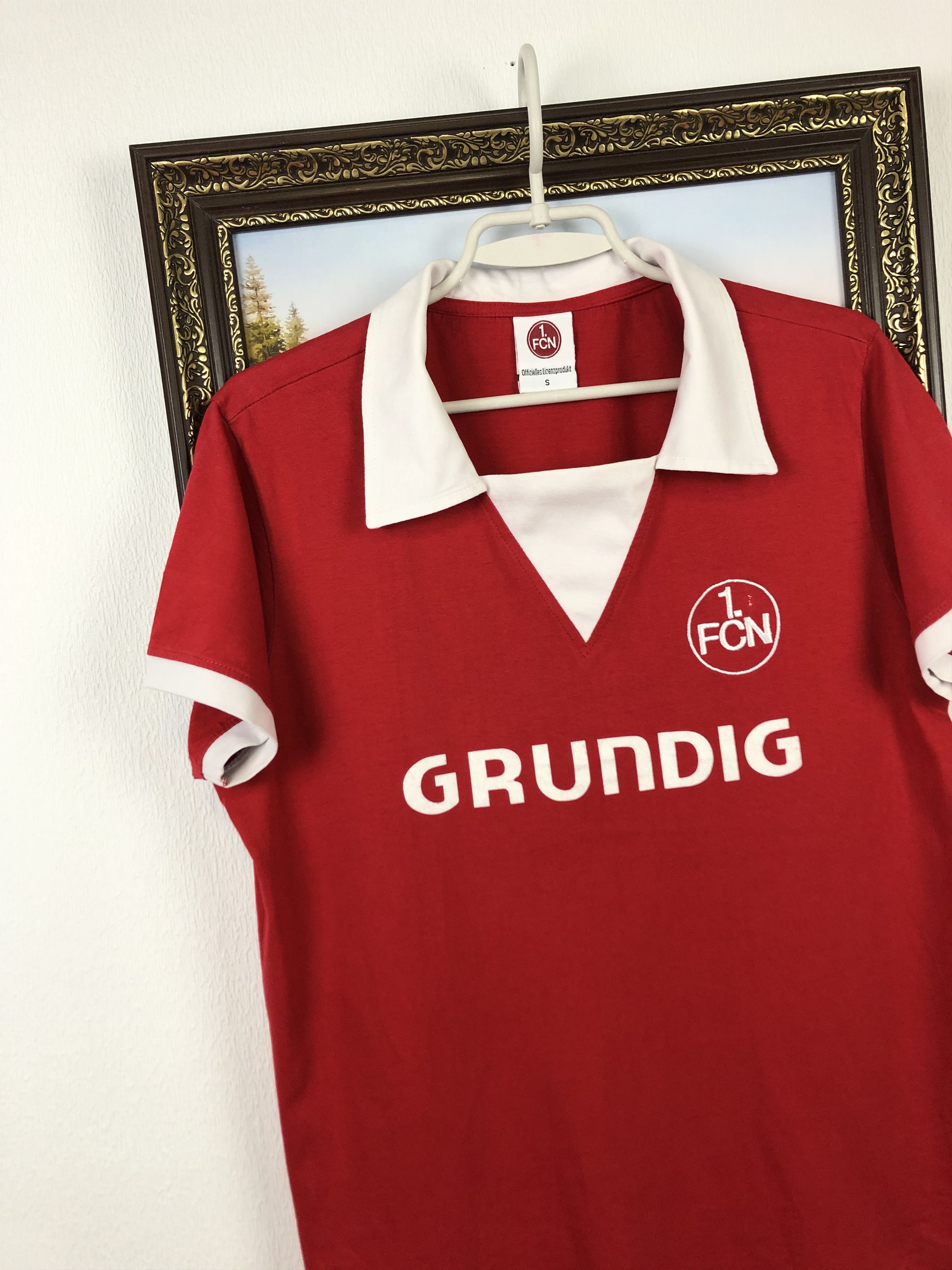Vintage Nurnberg Home football shirt 1978 Retro Soccer Jersey Rare Size US S / EU 44-46 / 1 - 3 Thumbnail