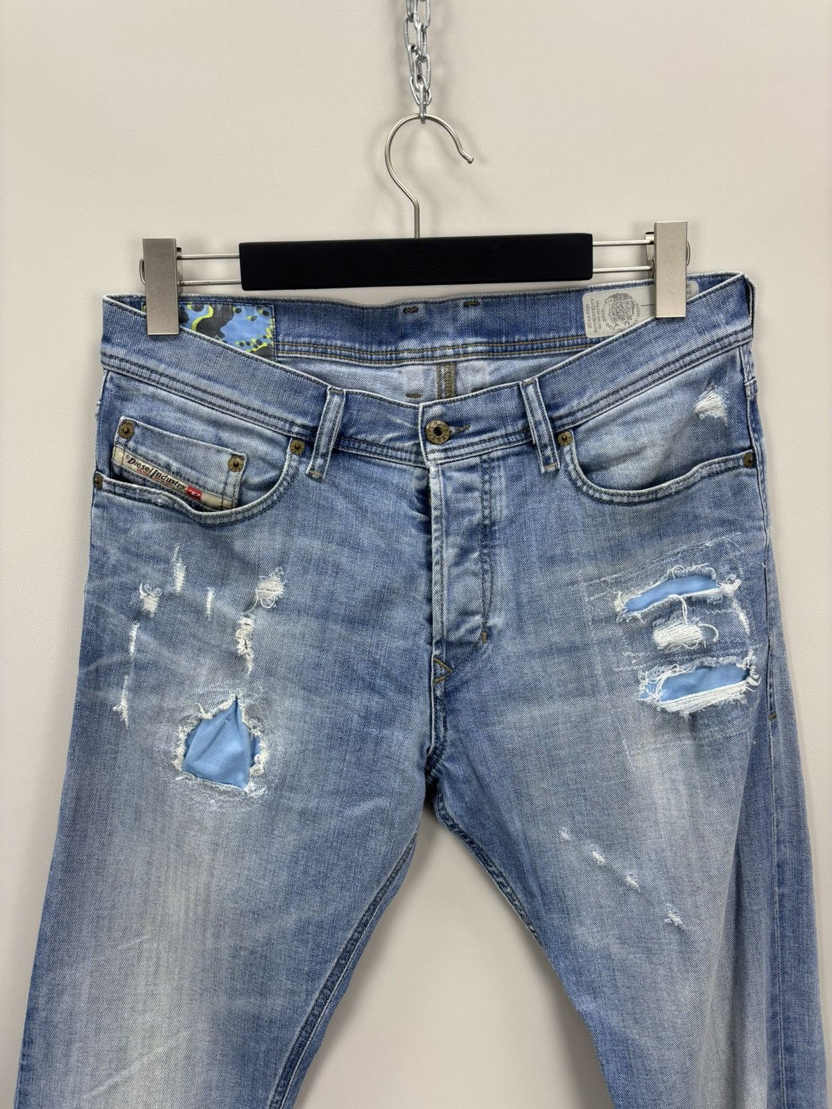 Diesel Mens jeans Diesel Size 31 Color Blue Size US 31 - 3 Thumbnail
