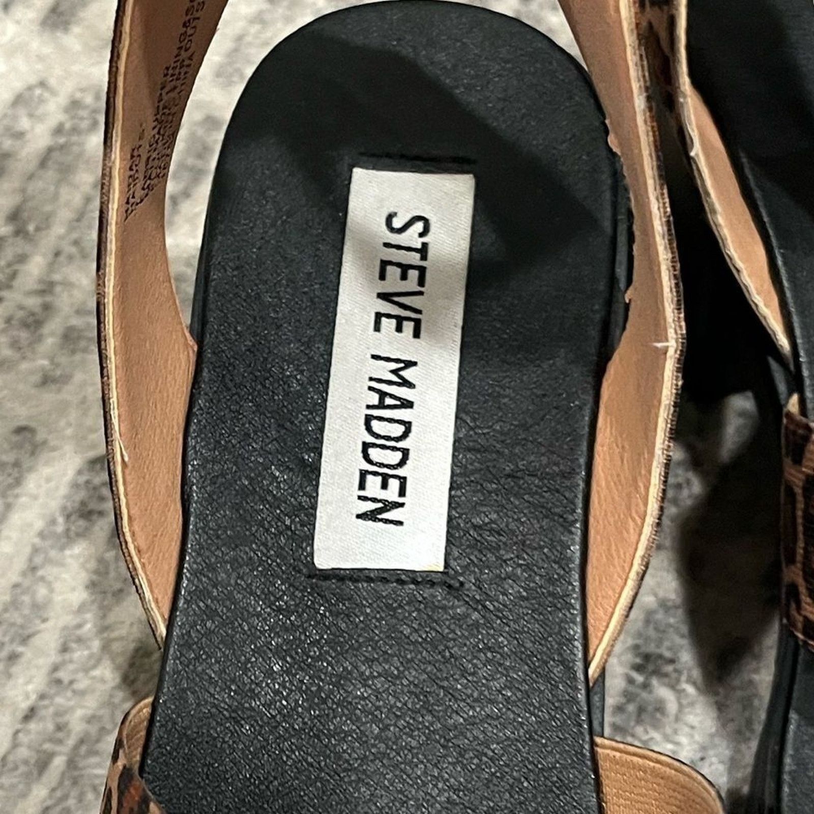 Steve Madden Steve Madden Haidar Leopard Sandals Chunky Sole Platform 7 Size US 7 / IT 37 - 6 Thumbnail