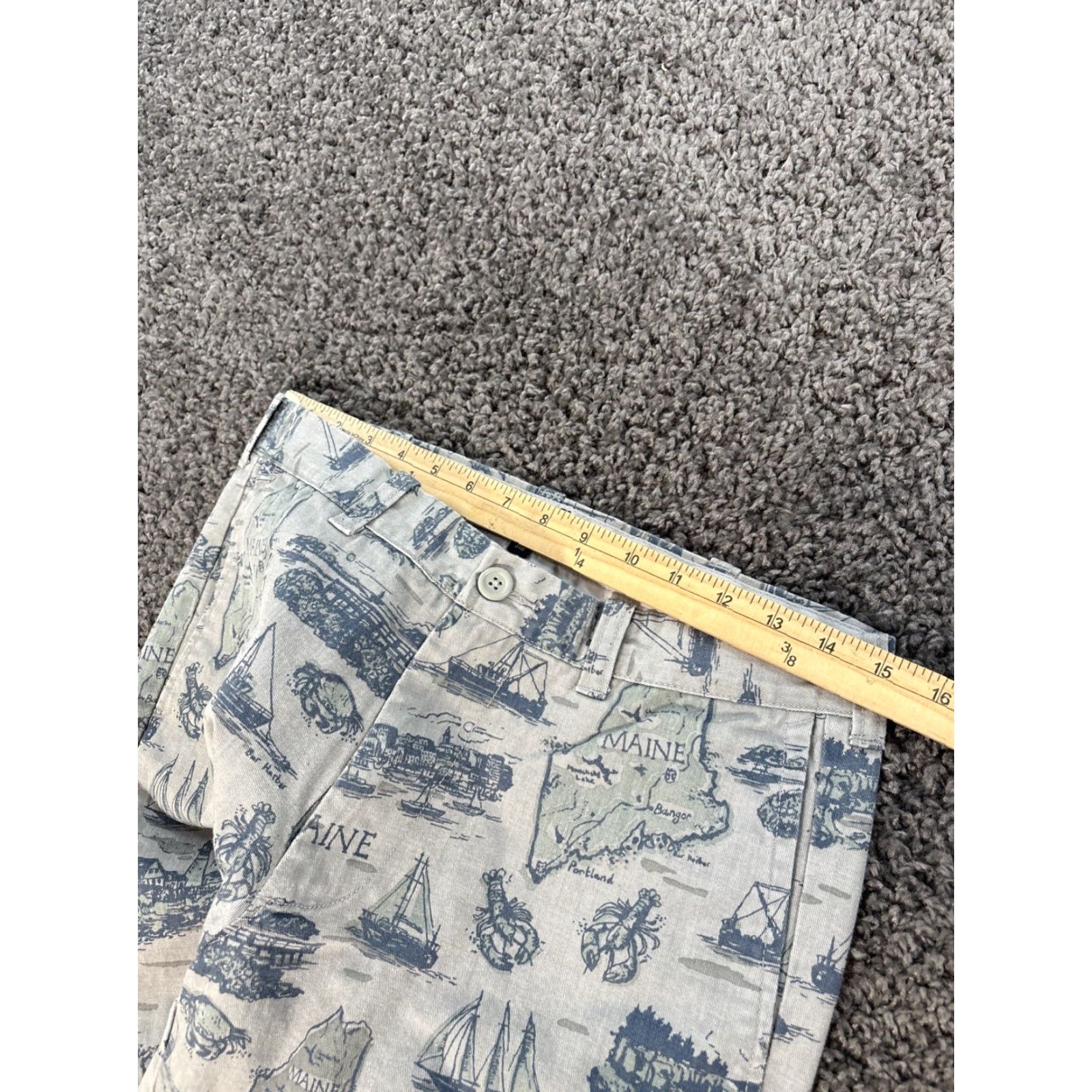 J.Crew J. Crew Gramercy Cotton Chino Shorts Men’s 31 Multicolor Beach American Preppy 9in Inseam Casual Travel Regular Button Front Pockets Size US 31 - 4 Thumbnail
