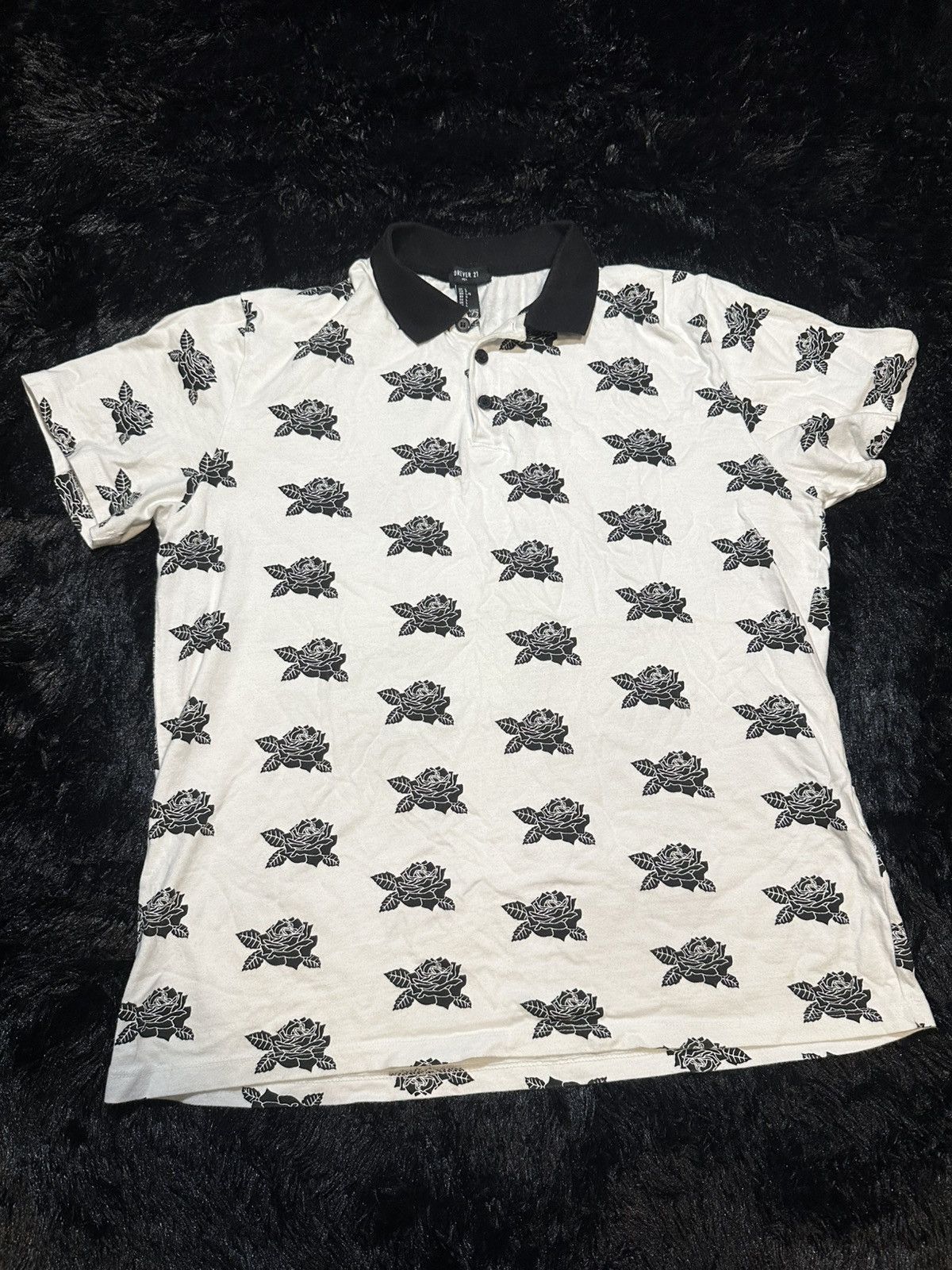 Forever 21 Floral Forever 21 Polo Size US L / EU 52-54 / 3 - 1 Thumbnail