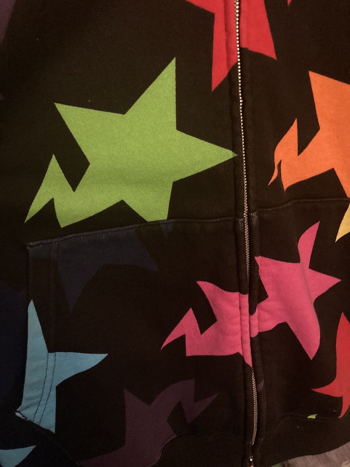 Bape × Vintage Sta Pattern Full Zip Hoodie Size US XL / EU 56 / 4 - 7 Thumbnail