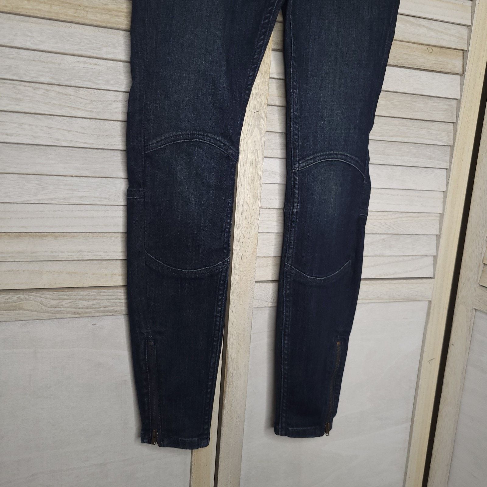 Anthropologie Anthropologie Pilcro High-Rise Denim Legging Sz 25 Zip Ankle Size 27" / US 4 / IT 40 - 6 Thumbnail