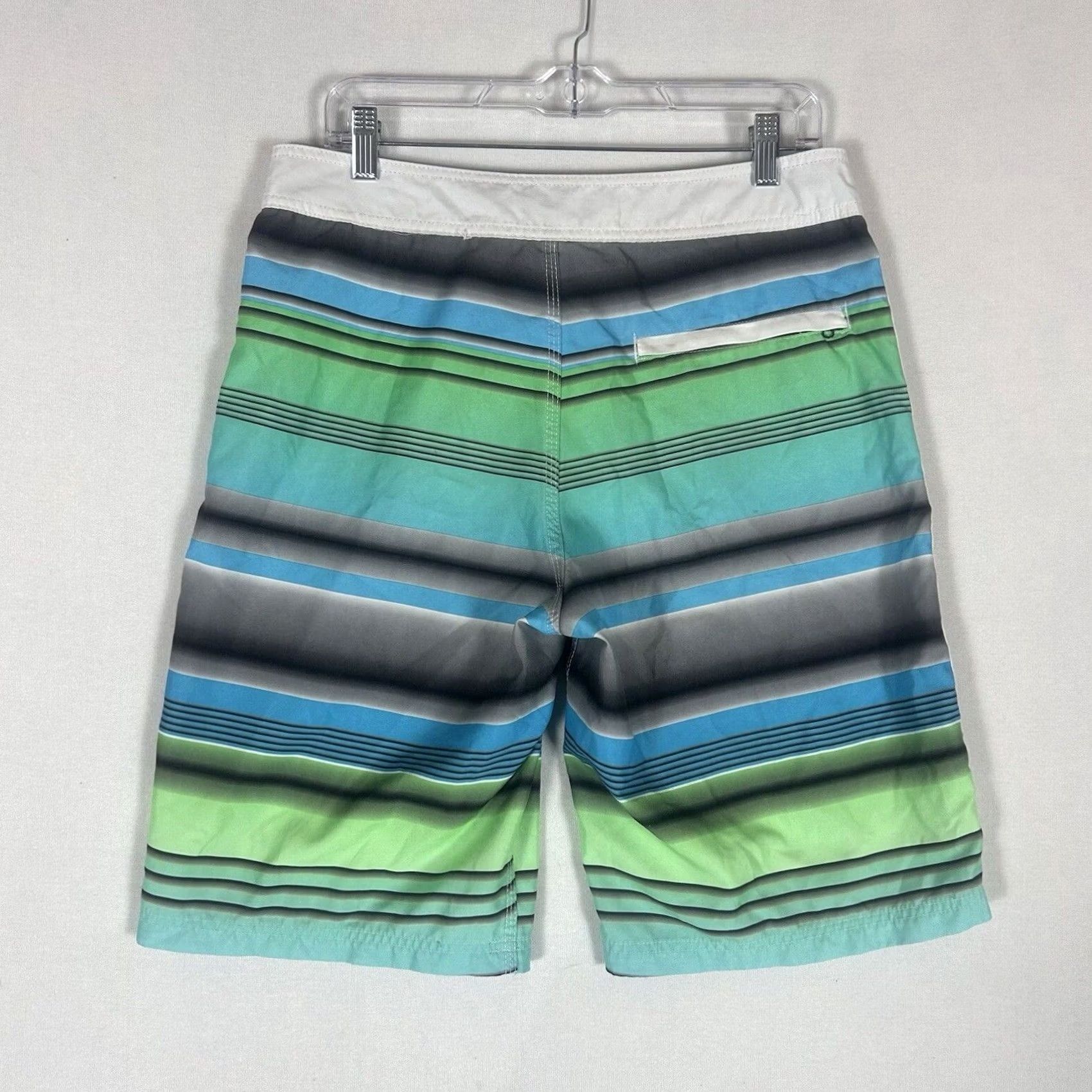 Hurley Hurley Phantom Board Shorts Striped Multicolor 31 Men Beach Surf Trunks Size US 31 - 4 Thumbnail