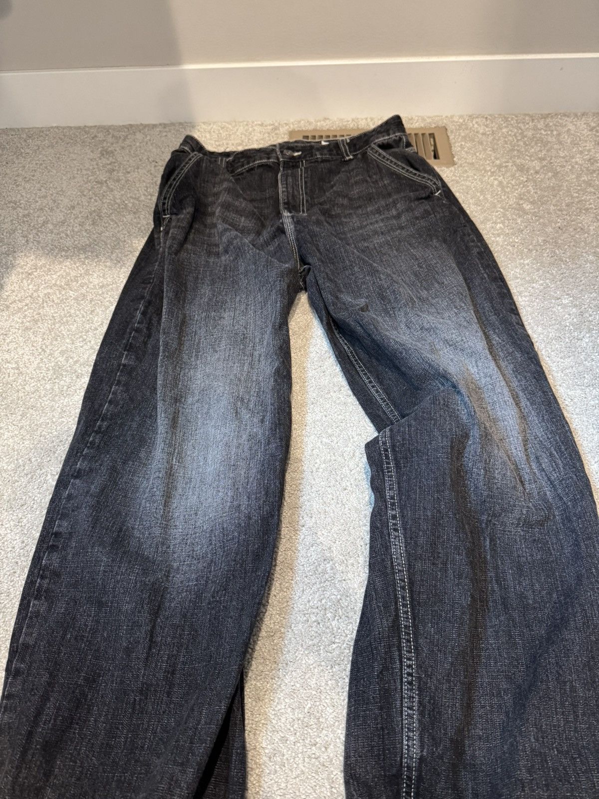 Other Baggy Black Denim Size US 33 - 1 Thumbnail