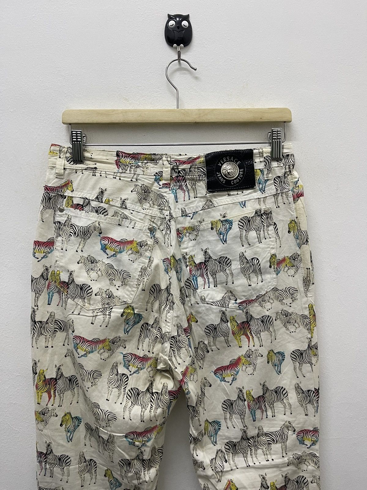 Versace Rare Vintage VERSACE JEANS COUTURE Rainbow Zebra All Over Size US 30 / EU 46 - 2 Thumbnail