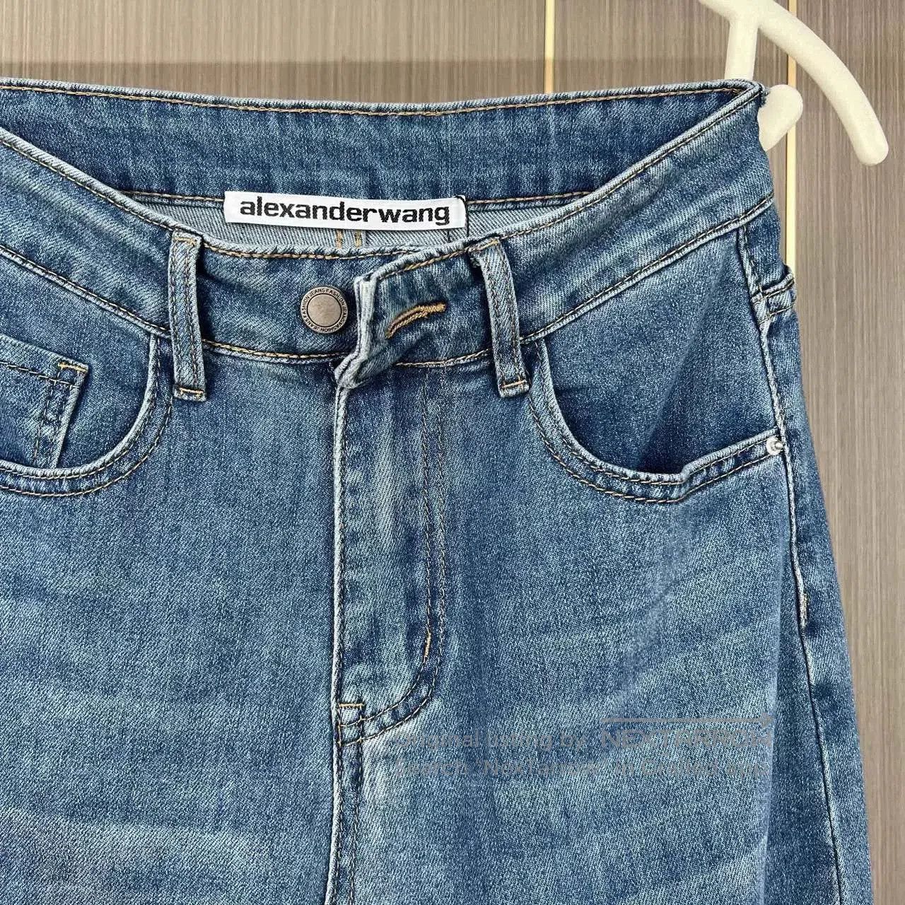 Alexander Wang Alexander Wang Rhinestone Jeans. Size 35" - 3 Thumbnail