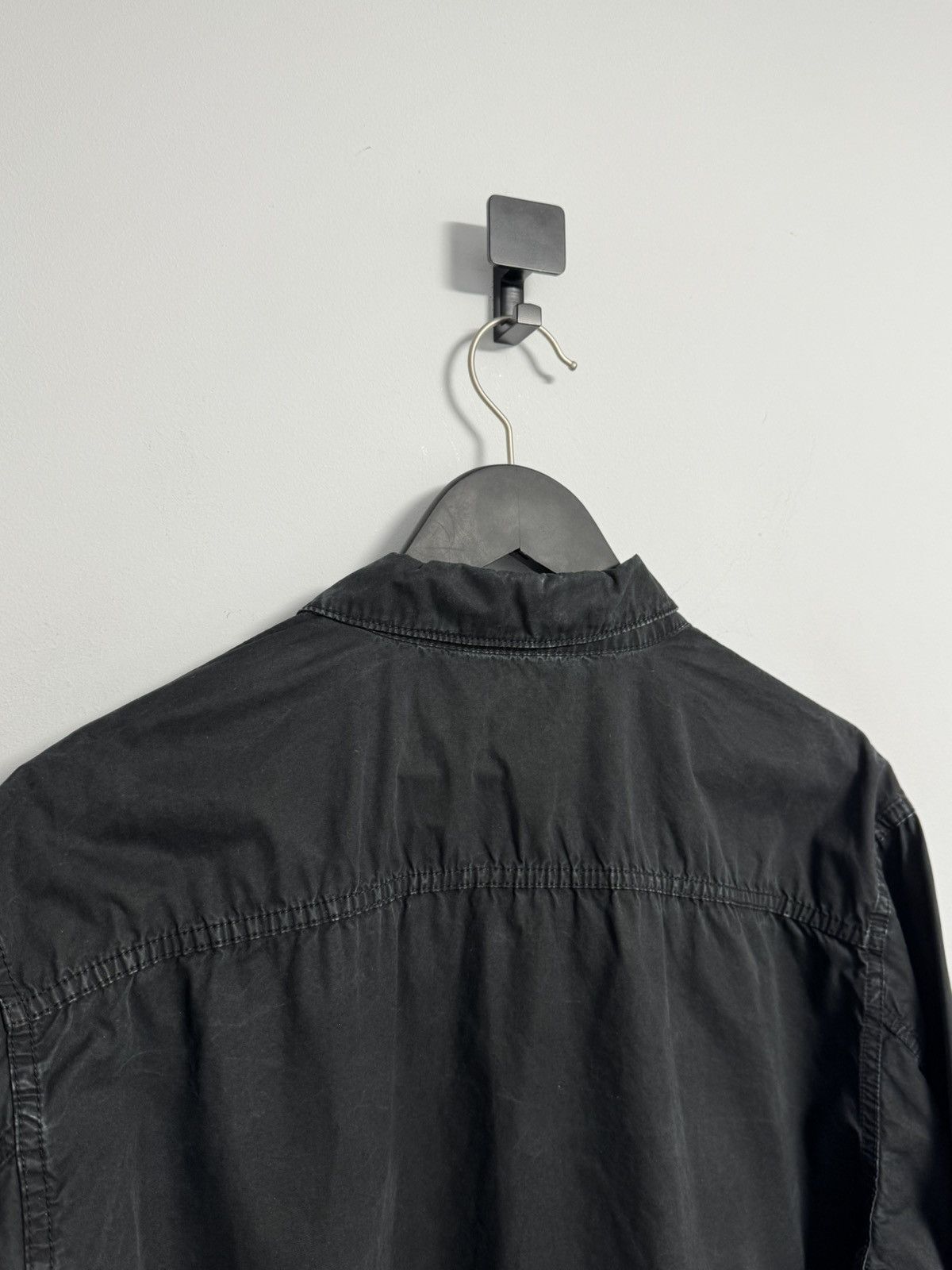 Stone Island Stone Island Vintage Overshirt Jacket Black Full Zip Compass Size US XXL / EU 58 / 5 - 25 Thumbnail