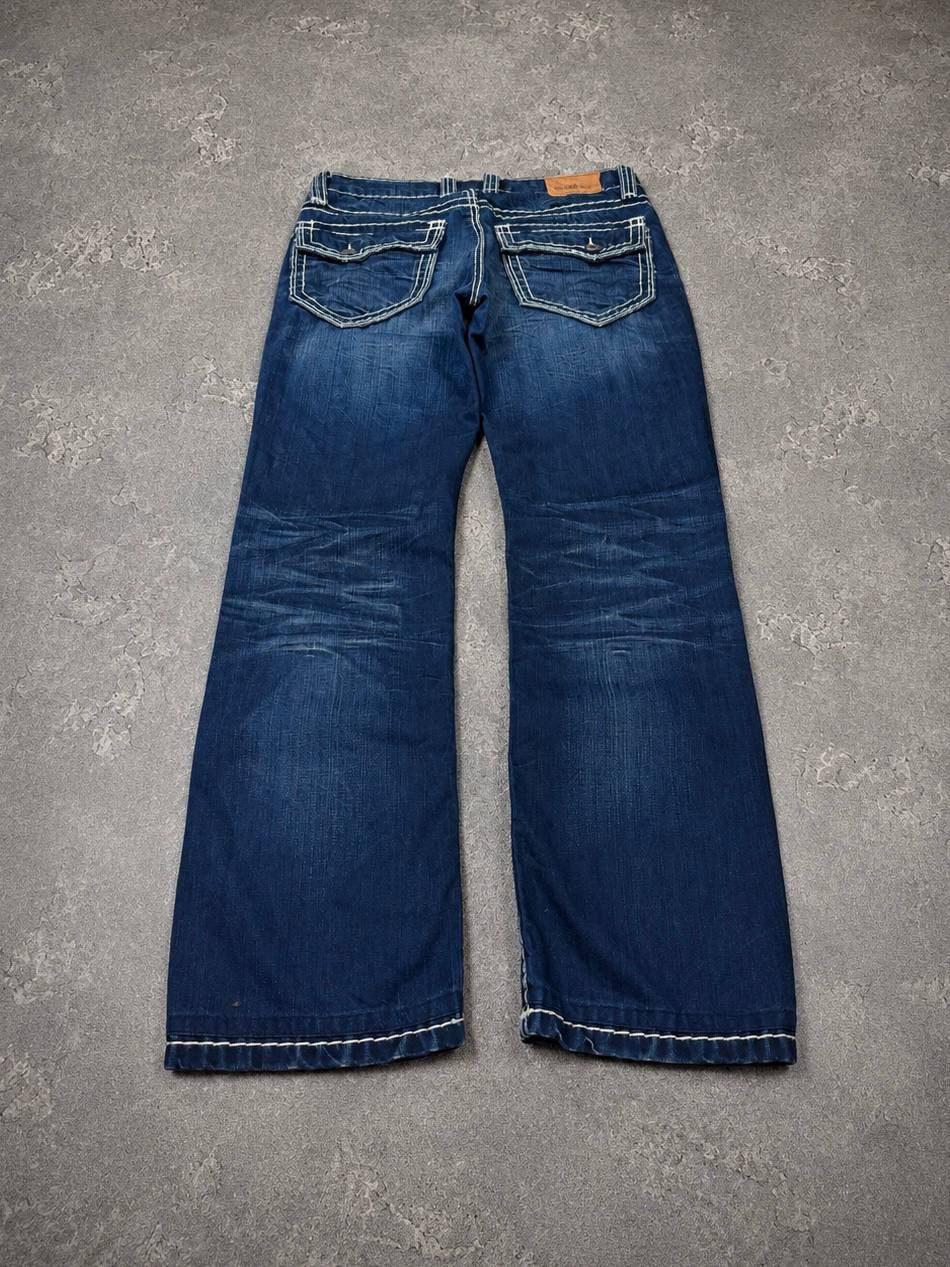If Six Was Nine Y2K LGB Style Faded Washed Distressed Denim 2000s Size US 32 / EU 48 - 1 Thumbnail