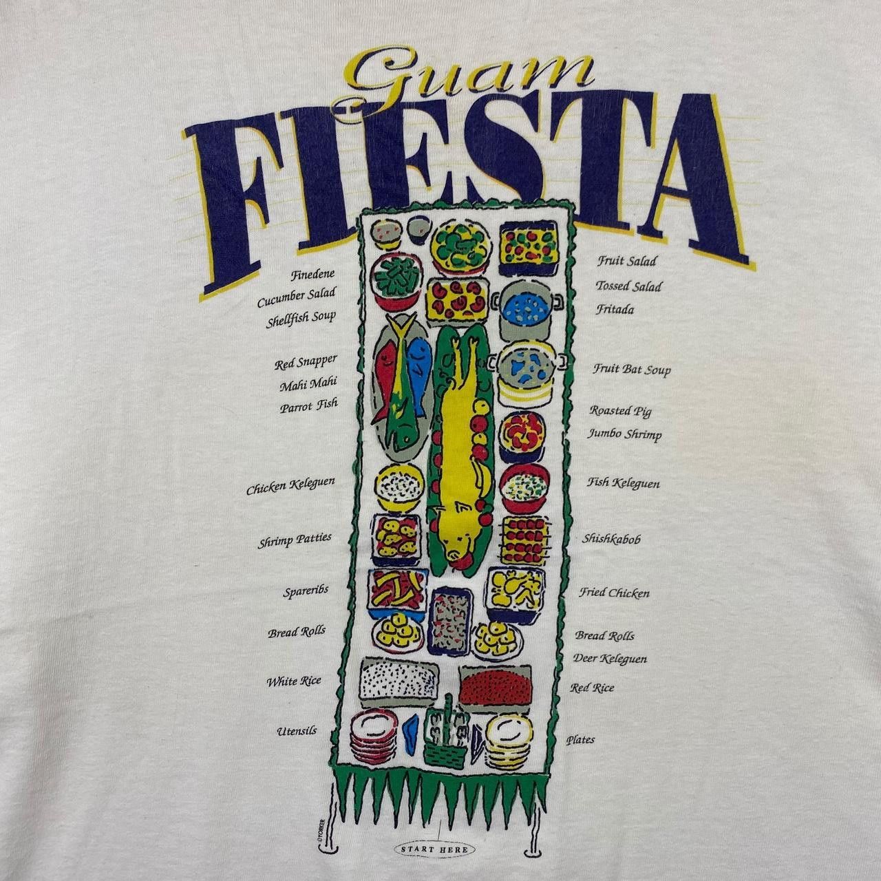Vintage Vintage GUAM FIESTA HAWAII Food Festival Tee Shirt Size US XL / EU 56 / 4 - 3 Thumbnail